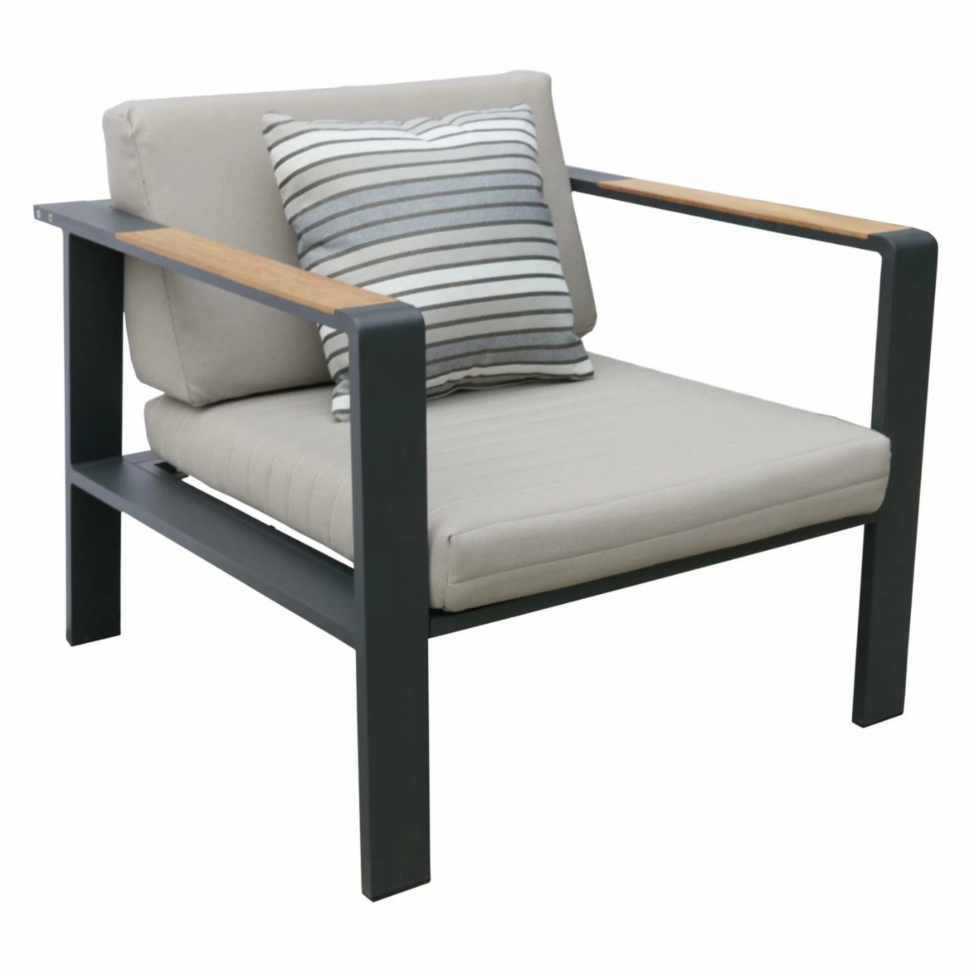 Cheapest ๐ Aluminum Patio Sets Armen Living Nofi Aluminum 4 Piece Patio Conversation Set ๐ฅ - Image 4