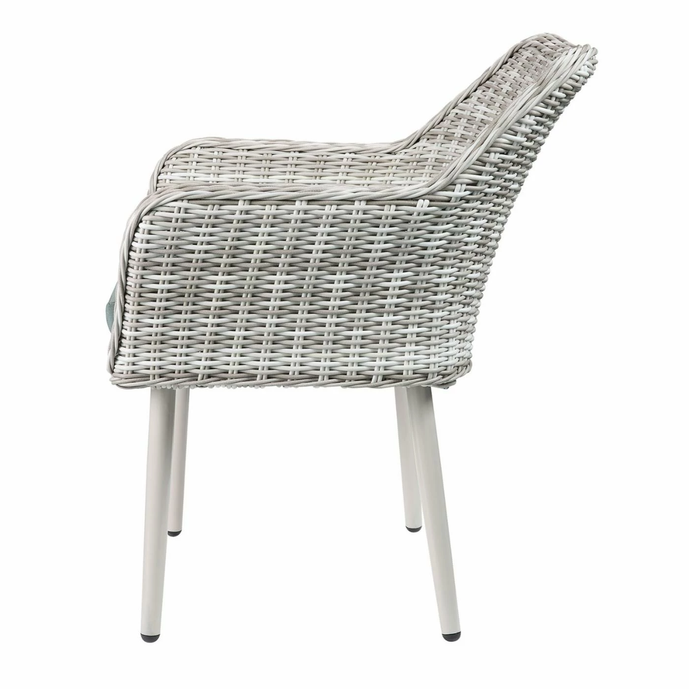 Budget ๐ Resin Wicker Patio Sets Acme Furniture Tashay Wicker 3 Piece Patio Chat Set In Green Fabric And Beige Wicker ๐ - Image 4