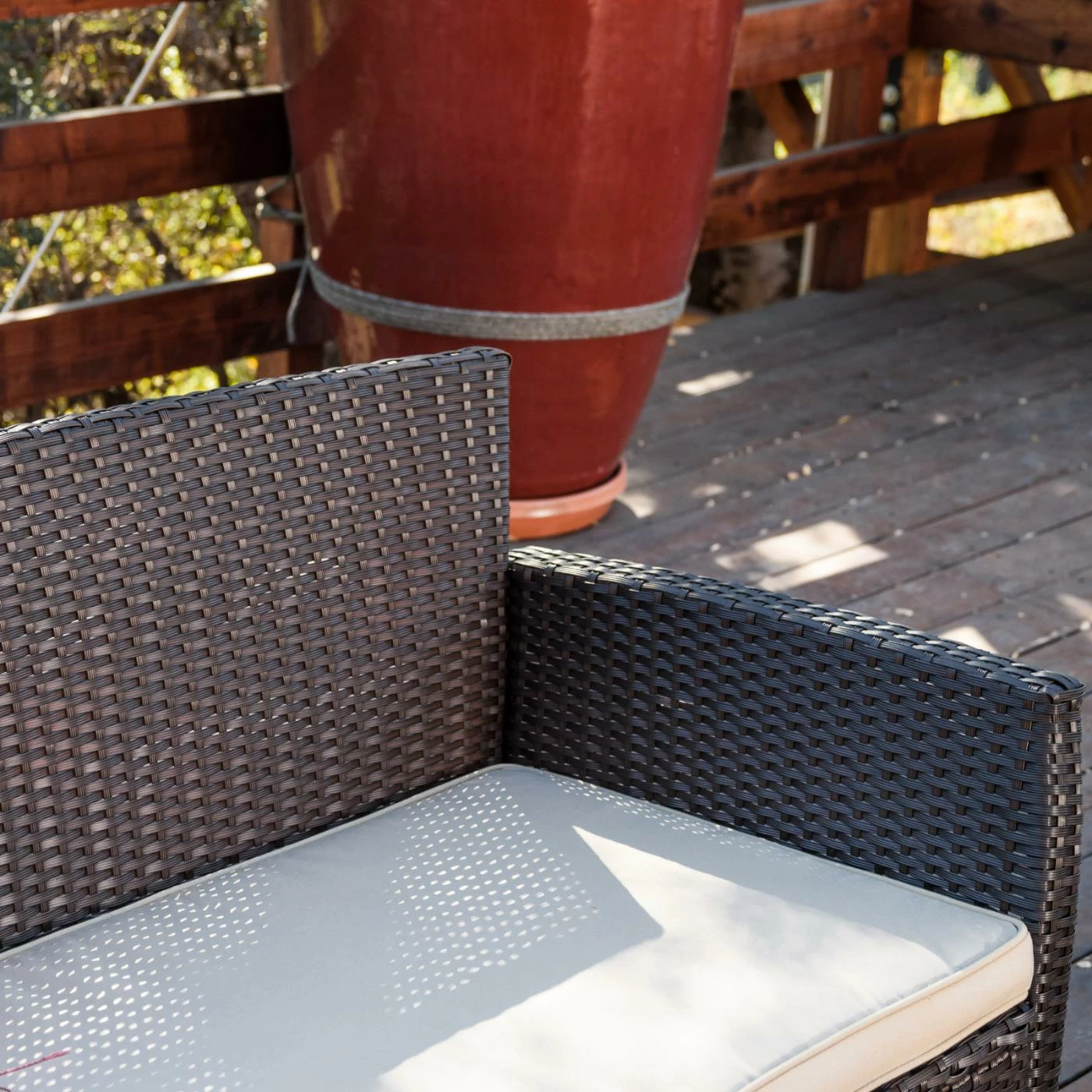 Cheap β€οΈ Best Selling Home Resin Wicker Patio Sets Cornish Wicker 4 Piece Patio Conversation Set π - Image 4