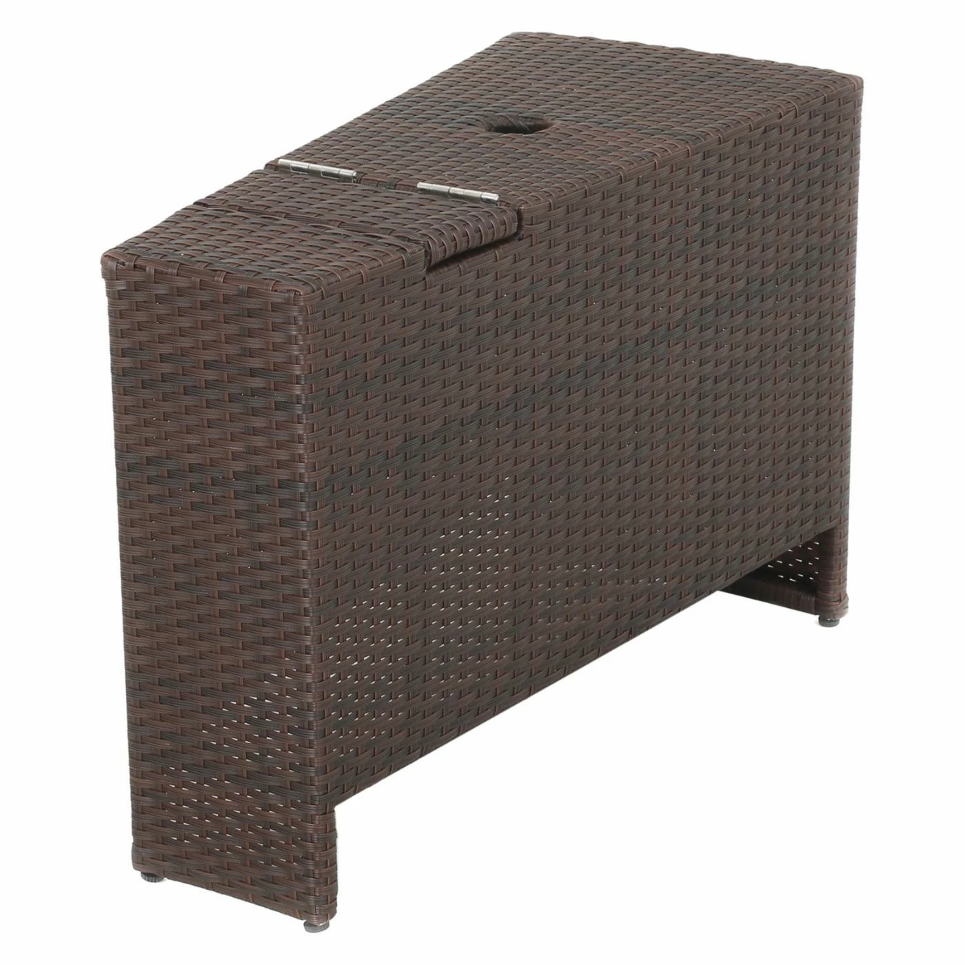 Best Pirce ๐ Best Selling Home Resin Wicker Patio Sets Ibarra Ibiza Wicker 4 Piece Curved Patio Seating Set With Ottoman ๐งจ - Image 4