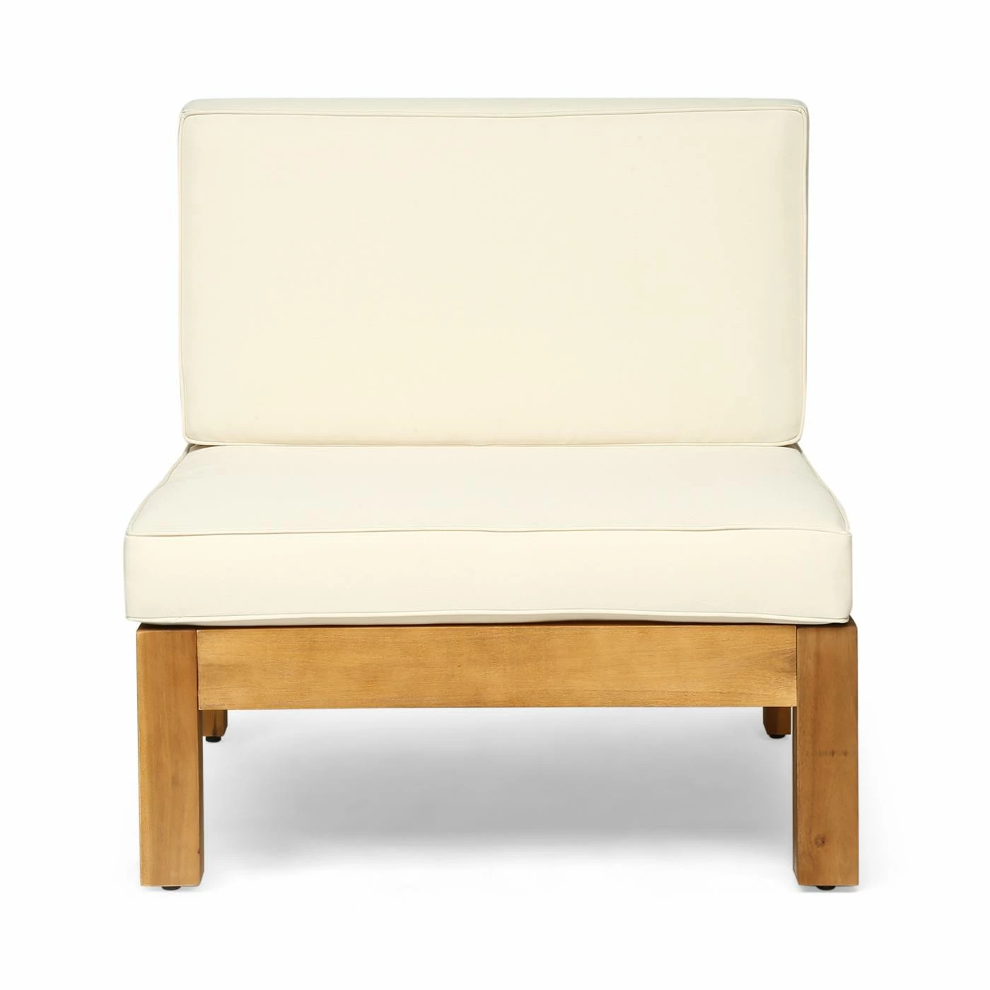 Brand new ✔️ Best Selling Home Wood Patio Sets Josefina 4 Piece X-Back Wooden Patio Sectional Set With Cushions 😉 - Image 4