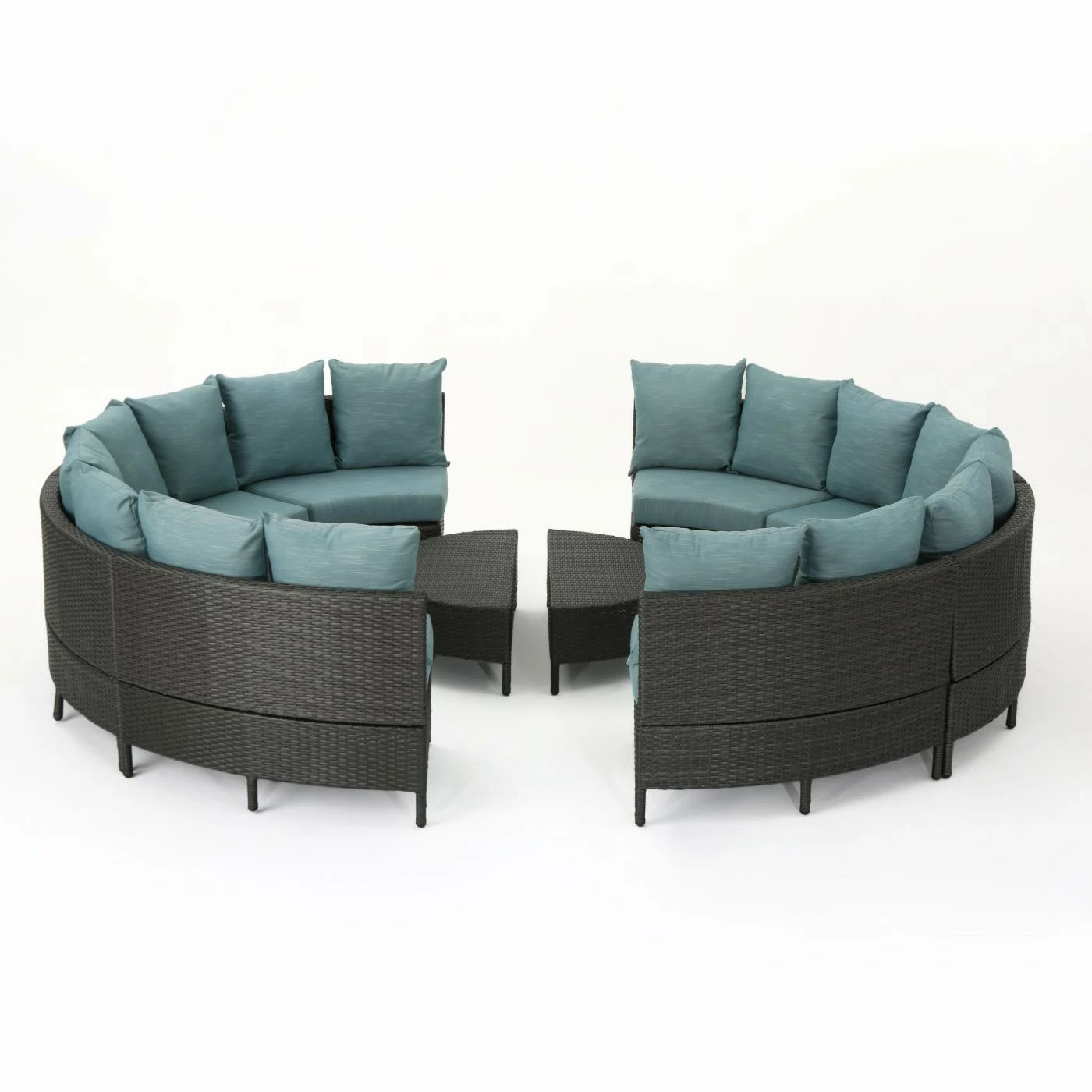 Cheap β¨ Best Selling Home Resin Wicker Patio Sets Newton Wicker 10 Piece Patio Conversation Set β - Image 4