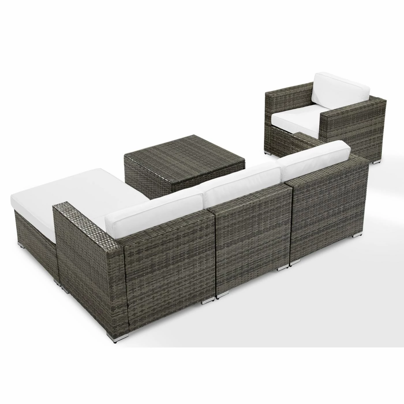 Coupon β¨ Resin Wicker Patio Sets Crosley Sea Island Wicker 6 Piece Sectional Patio Conversation Set π€© - Image 4