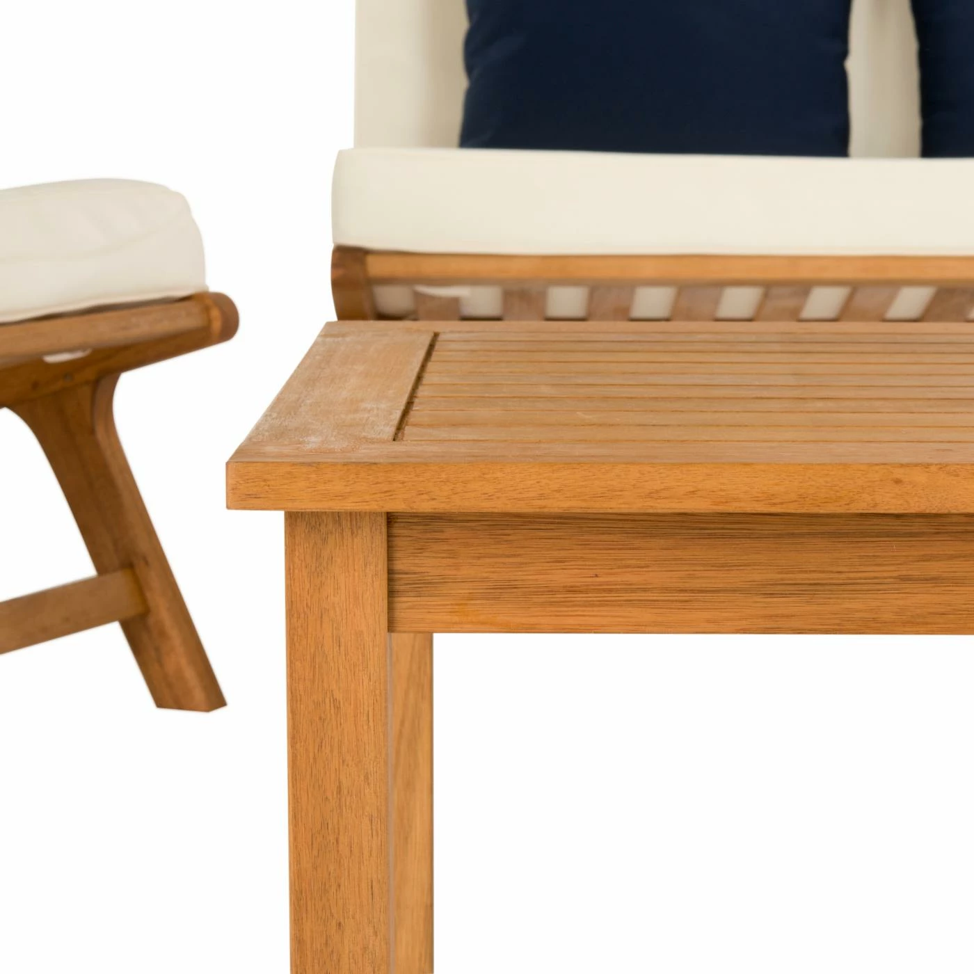 Outlet ๐ Eucalyptus Patio Sets HN Outdoor Sparks Eucalyptus Wood 4-Piece Conversation Set โค๏ธ - Image 4