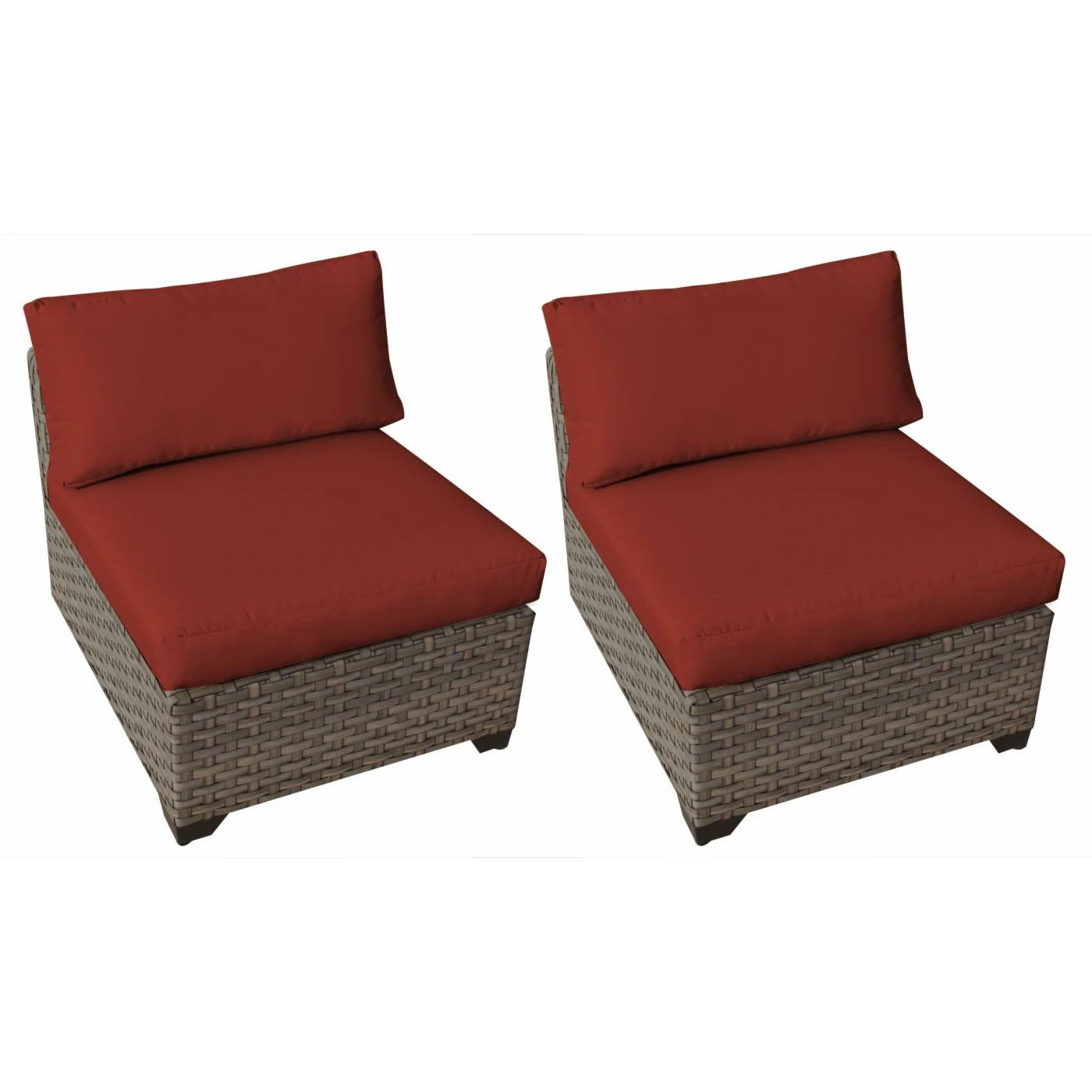 Best deal 🔔 Resin Wicker Patio Sets TK Classics Monterey Wicker 8 Piece Patio Conversation Set With 2 Sets Of Cushion Covers 👍 - Image 4