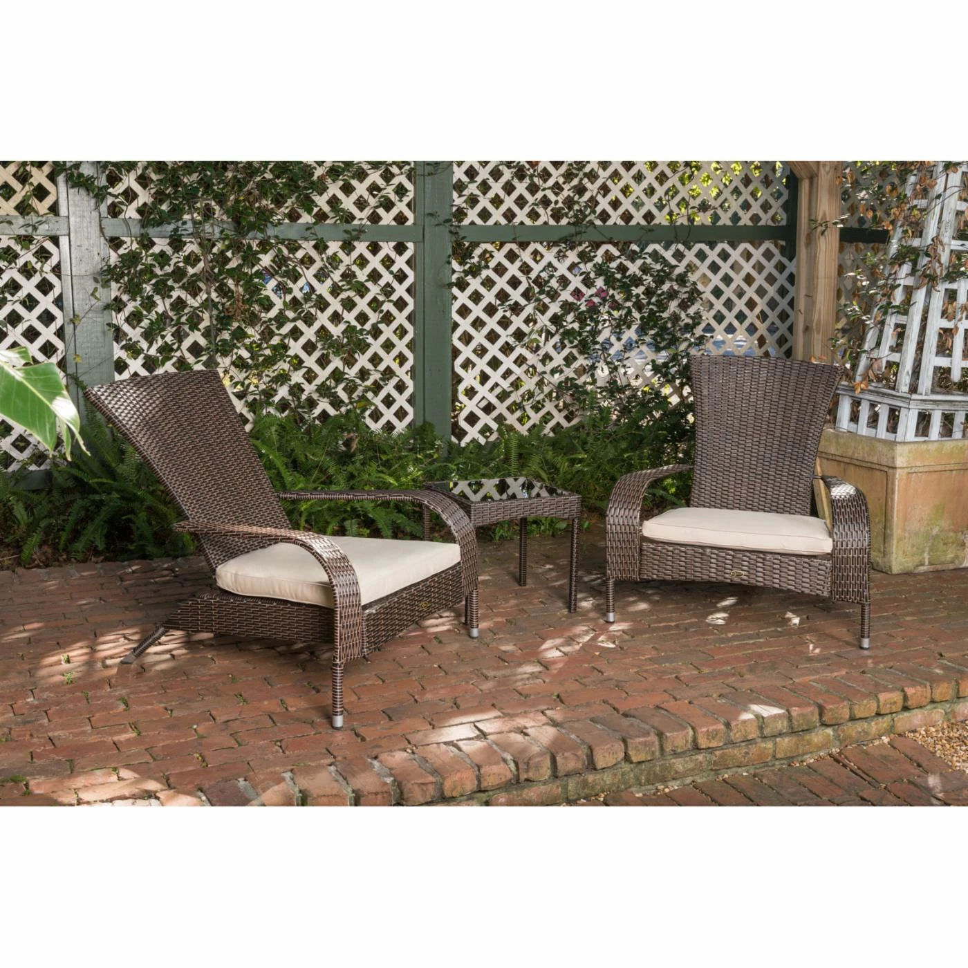 Best reviews of ๐ Resin Wicker Patio Sets Patio Sense Coconino Wicker 3 Piece Patio Conversation Set ๐ - Image 4