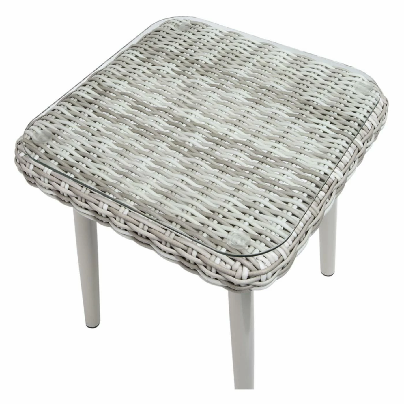 Budget ๐ Resin Wicker Patio Sets Acme Furniture Tashay Wicker 3 Piece Patio Chat Set In Green Fabric And Beige Wicker ๐ - Image 6