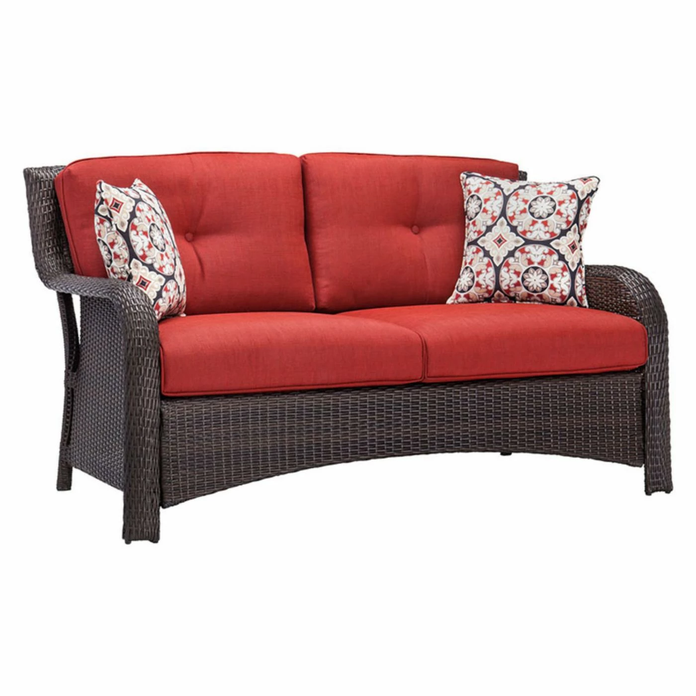 Budget 🎉 Resin Wicker Patio Sets Hanover Strathmere 6 Piece Wicker Patio Conversation Set 😀 - Image 6