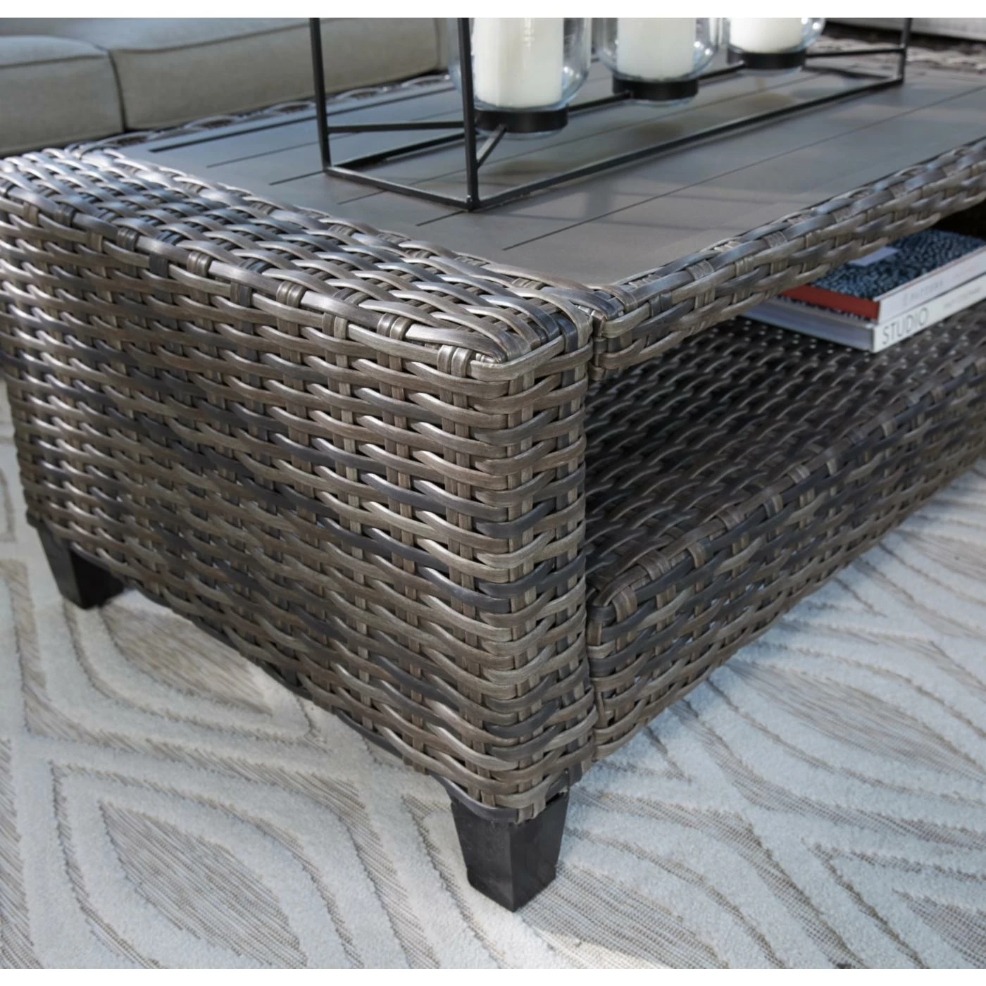 Coupon ๐ Resin Wicker Patio Sets Signature Design By Ashley Cloverbrooke Outdoor 4 Piece Conversation Set ๐ฏ - Image 6