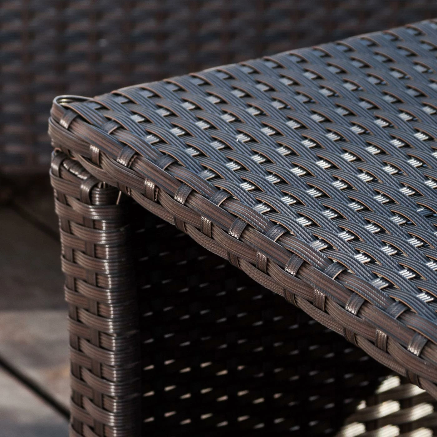 Cheap β€οΈ Best Selling Home Resin Wicker Patio Sets Cornish Wicker 4 Piece Patio Conversation Set π - Image 6