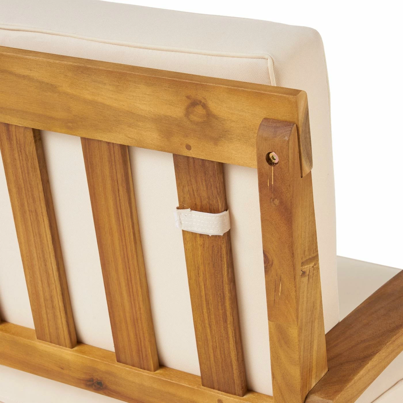 Promo โ Wood Patio Sets HN Outdoor Brentwood 4 Piece Wooden Patio Chat Set With Cushions ๐งจ - Image 6