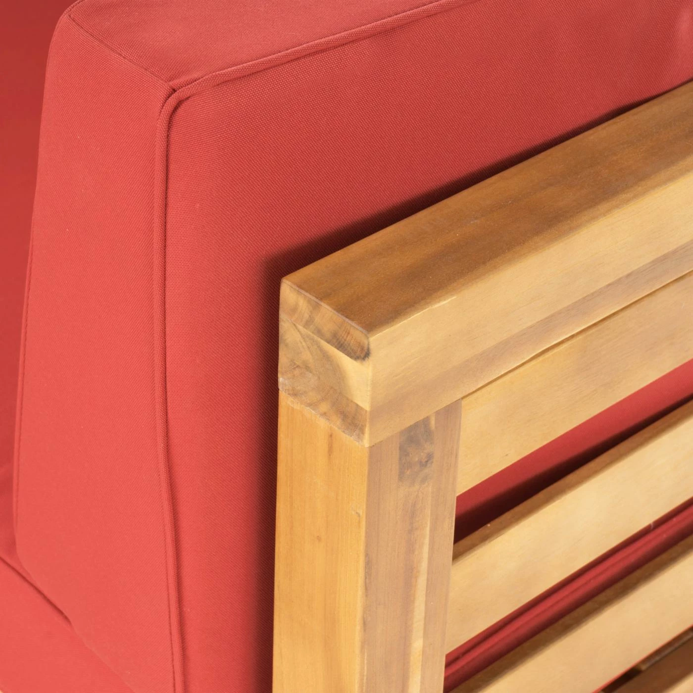 Buy ๐ Wood Patio Sets HN Outdoor Chandler Wood 4 Piece Patio Conversation Set ๐ - Image 6