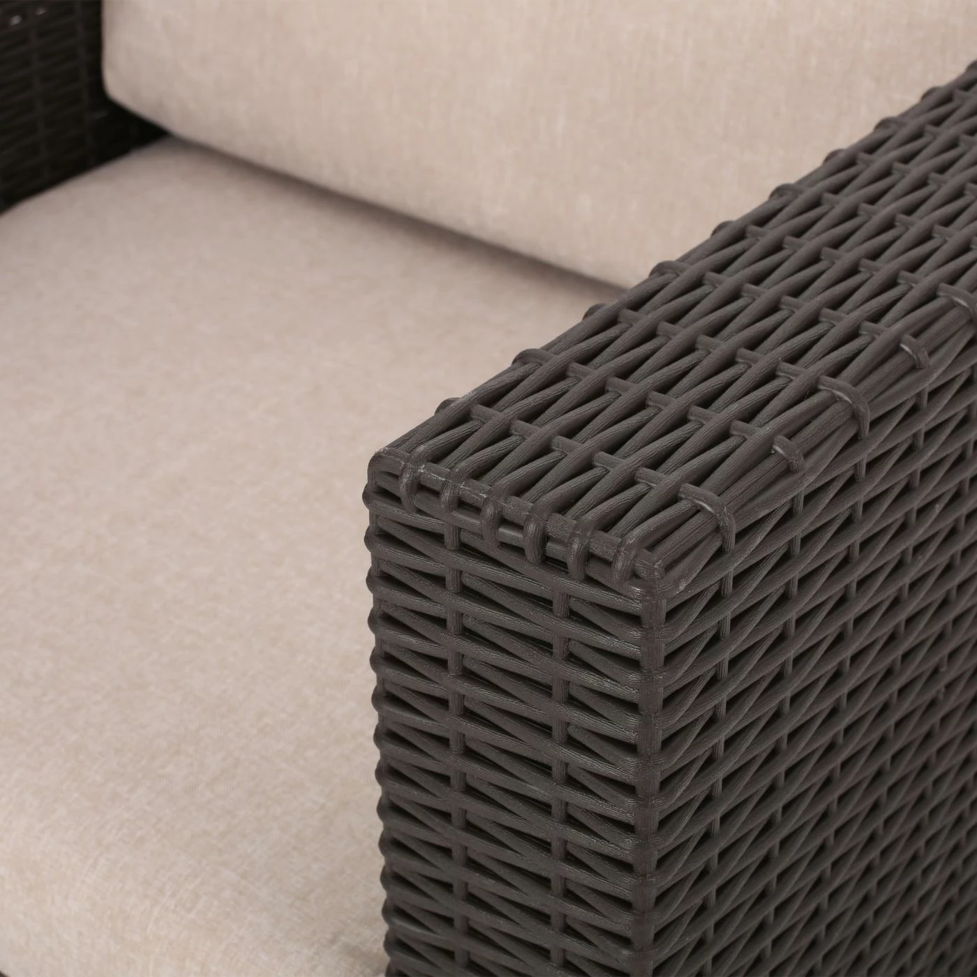 Best deal ๐งจ Best Selling Home Decor Recycled Plastic Patio Sets Javarius Outdoor 2 Seater Faux Wicker Chat Set With Cushions ๐ - Image 6