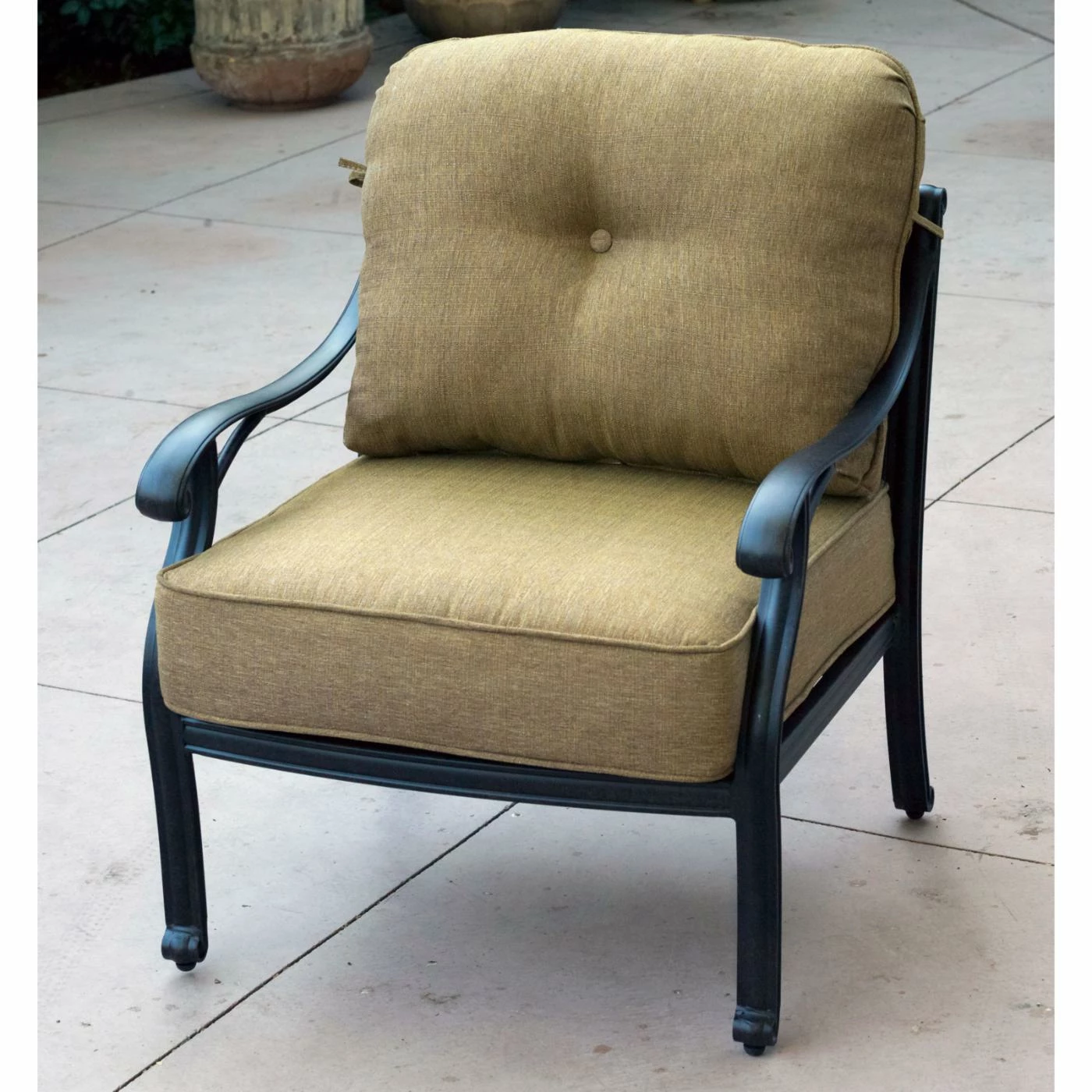 Best Pirce โค๏ธ Aluminum Patio Sets Darlee Nassau 6 Piece Aluminum Deep Seating Patio Conversation Set ๐ - Image 6