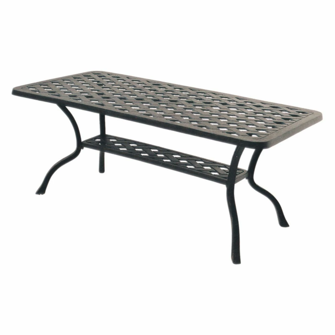 Best Pirce ๐ Aluminum Patio Sets Darlee Ten Star Cast Aluminum 6 Piece Patio Conversation Set With Lattice Tables ๐ - Image 6