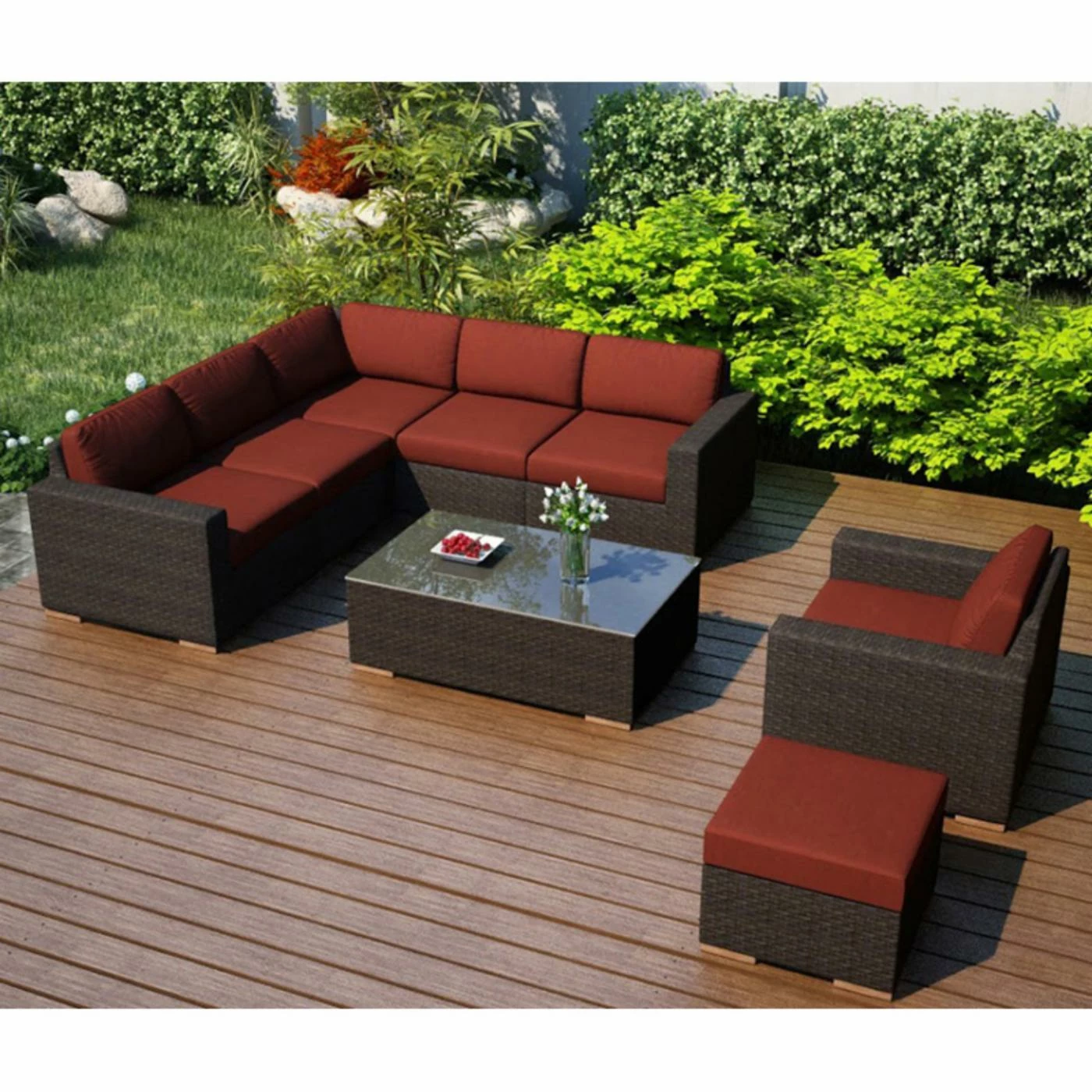 Coupon ๐ Resin Wicker Patio Sets Harmonia Living Arden 8 Piece Sectional Set ๐ฅ - Image 6