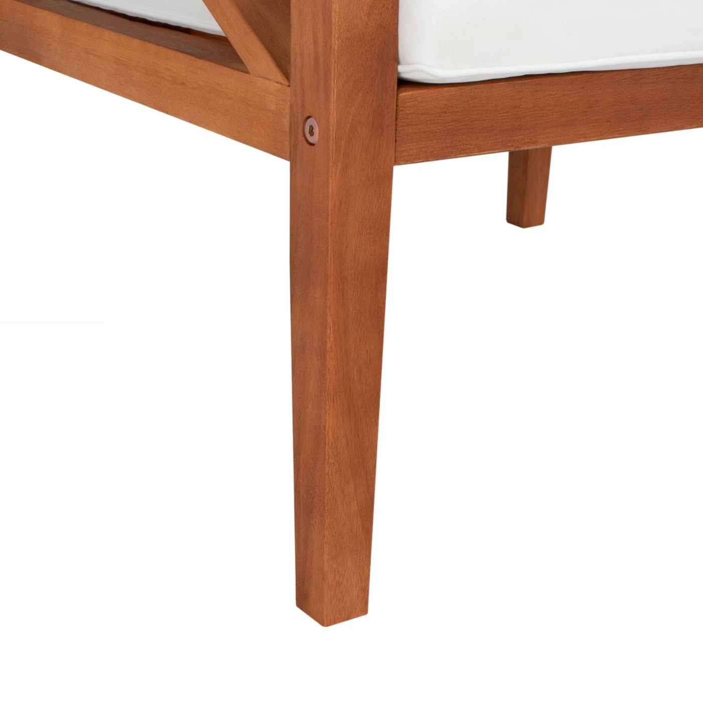 Best Pirce ๐ฅฐ Teak Patio Sets Safavieh Nunzio Eucalyptus Wood 4-Piece Conversation Set With Accent Pillows ๐ - Image 6