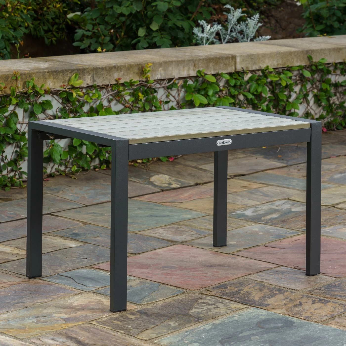 Brand new ๐ Aluminum Patio Sets Tortuga Outdoor Lakeview 5-Piece Conversation Set - Grey/Charcoal ๐ - Image 5