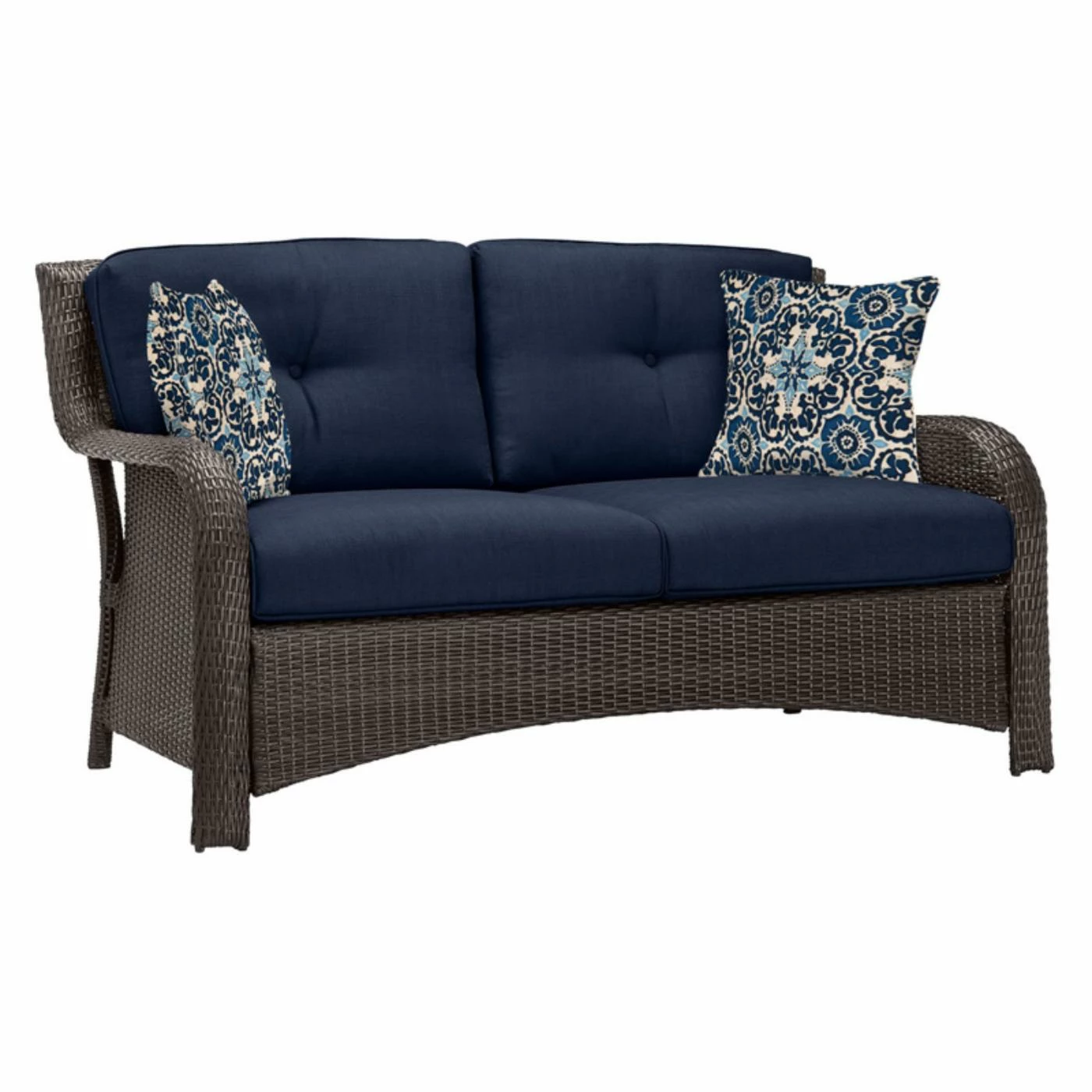 Best deal ๐ฏ Resin Wicker Patio Sets Hanover Strathmere Wicker 4 Piece Patio Loveseat Conversation Set ๐ - Image 7