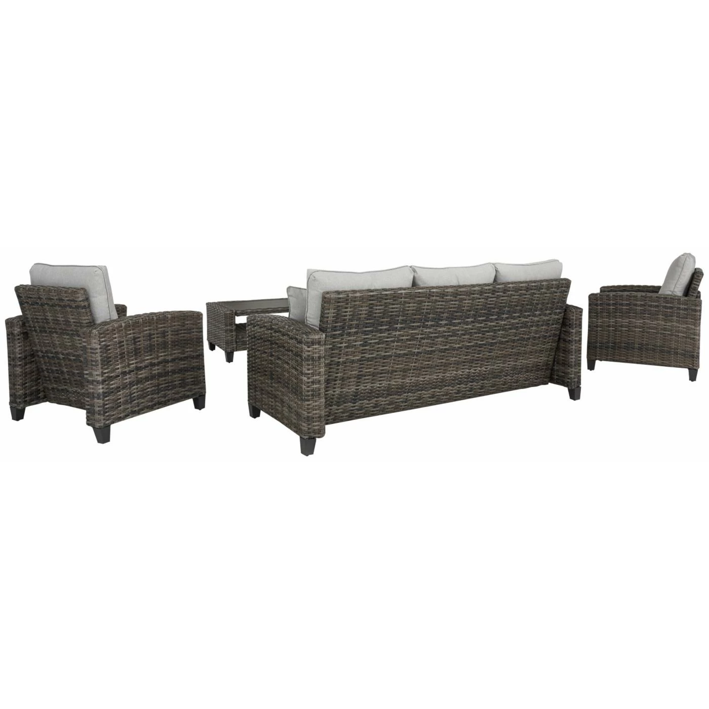 Coupon ๐ Resin Wicker Patio Sets Signature Design By Ashley Cloverbrooke Outdoor 4 Piece Conversation Set ๐ฏ - Image 7