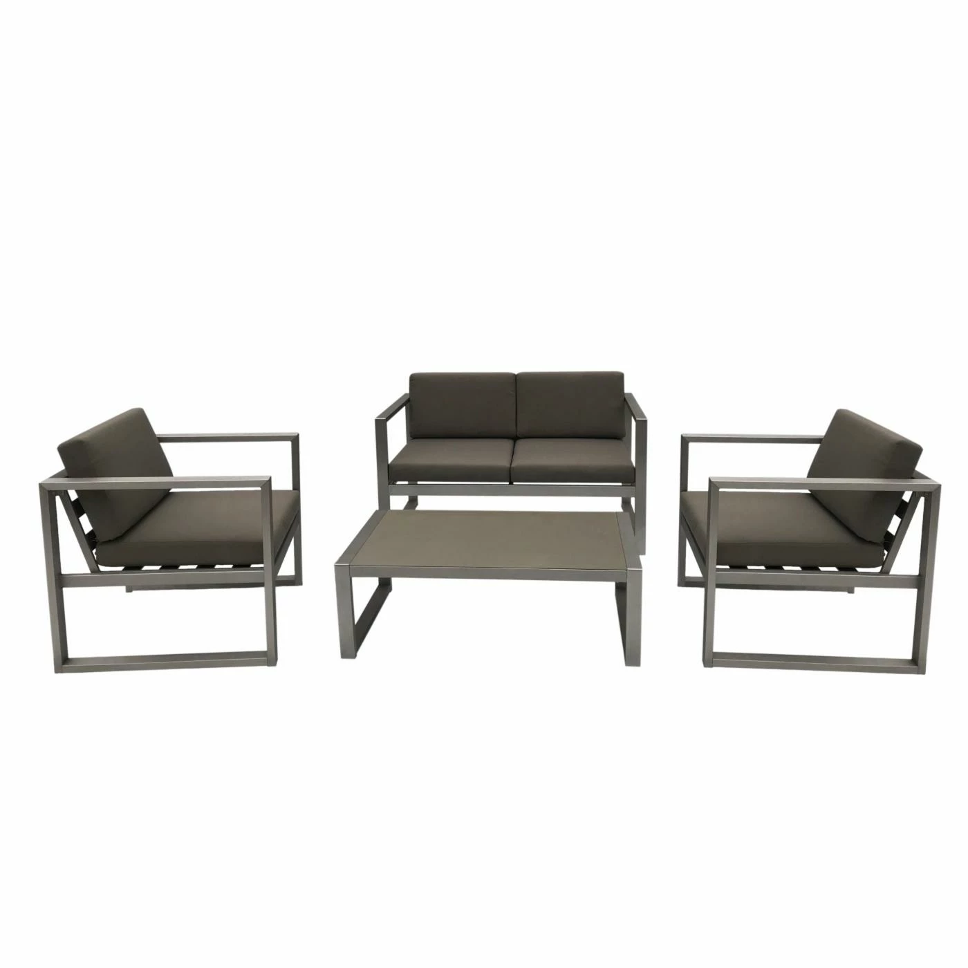 Outlet ๐ Aluminum Patio Sets HN Outdoor Sedona Aluminum 4 Piece Patio Conversation Set ๐ - Image 7