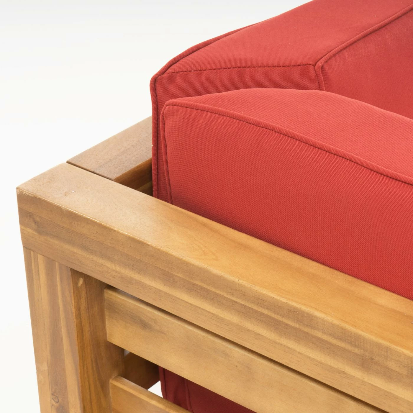 Buy ๐ Wood Patio Sets HN Outdoor Chandler Wood 4 Piece Patio Conversation Set ๐ - Image 7