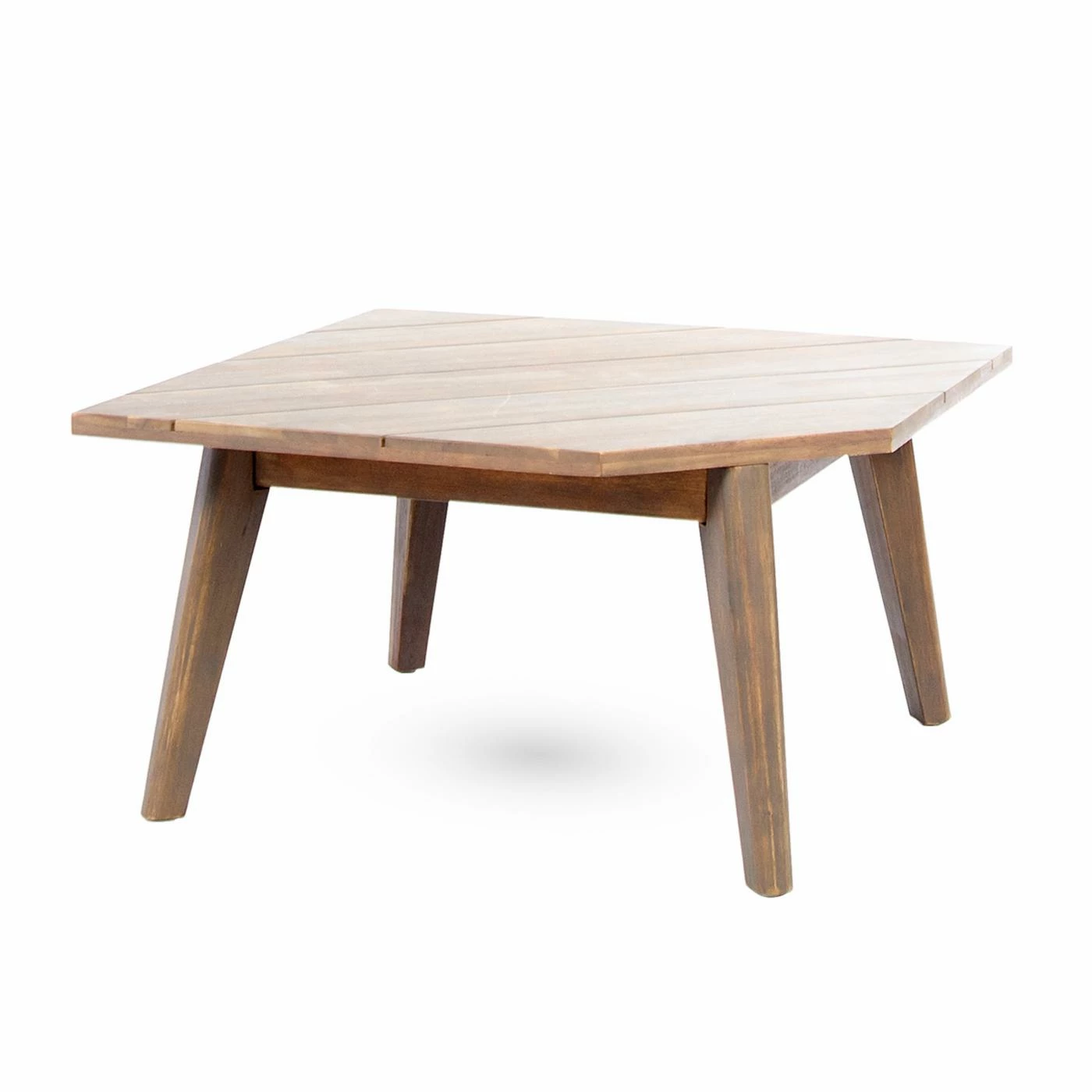 Best Pirce 🤩 Wood Patio Sets HN Outdoor Cullen Wood V Shaped 4 Piece Patio Conversation Set 🔥 - Image 7