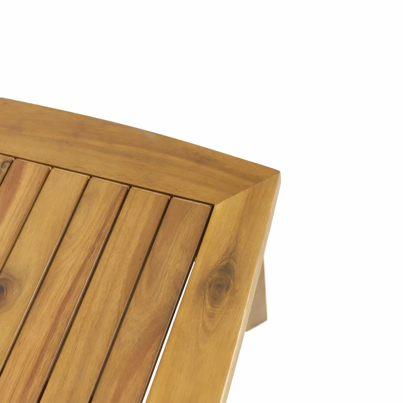 Cheapest โ Best Selling Home Decor Wood Patio Sets Sharlette Outdoor Wooden Loveseat And Coffee Table Set โค๏ธ - Image 7