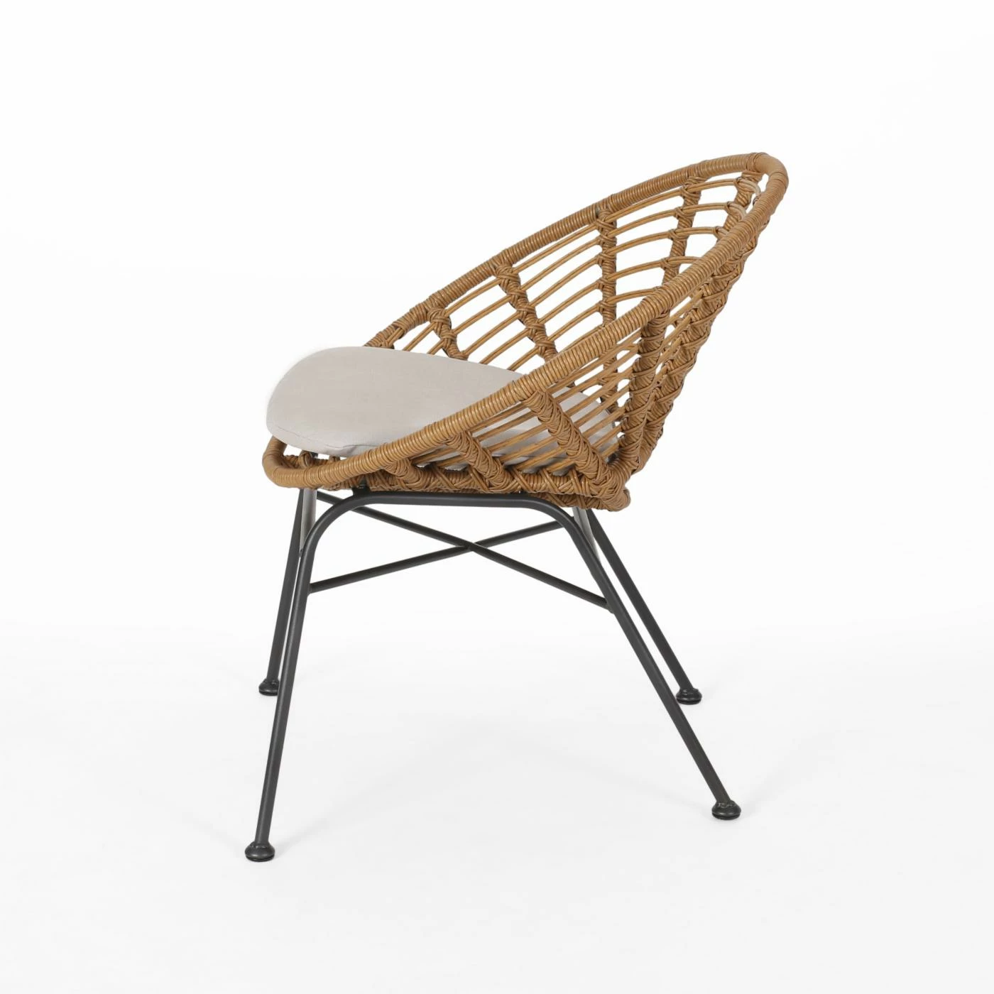 Coupon ✔️ Best Selling Home Decor Resin Wicker Patio Sets Jakelin Outdoor Wicker And Acacia Wood 2 Seater Chat Set - Gray And Dark Gray 😍 - Image 7