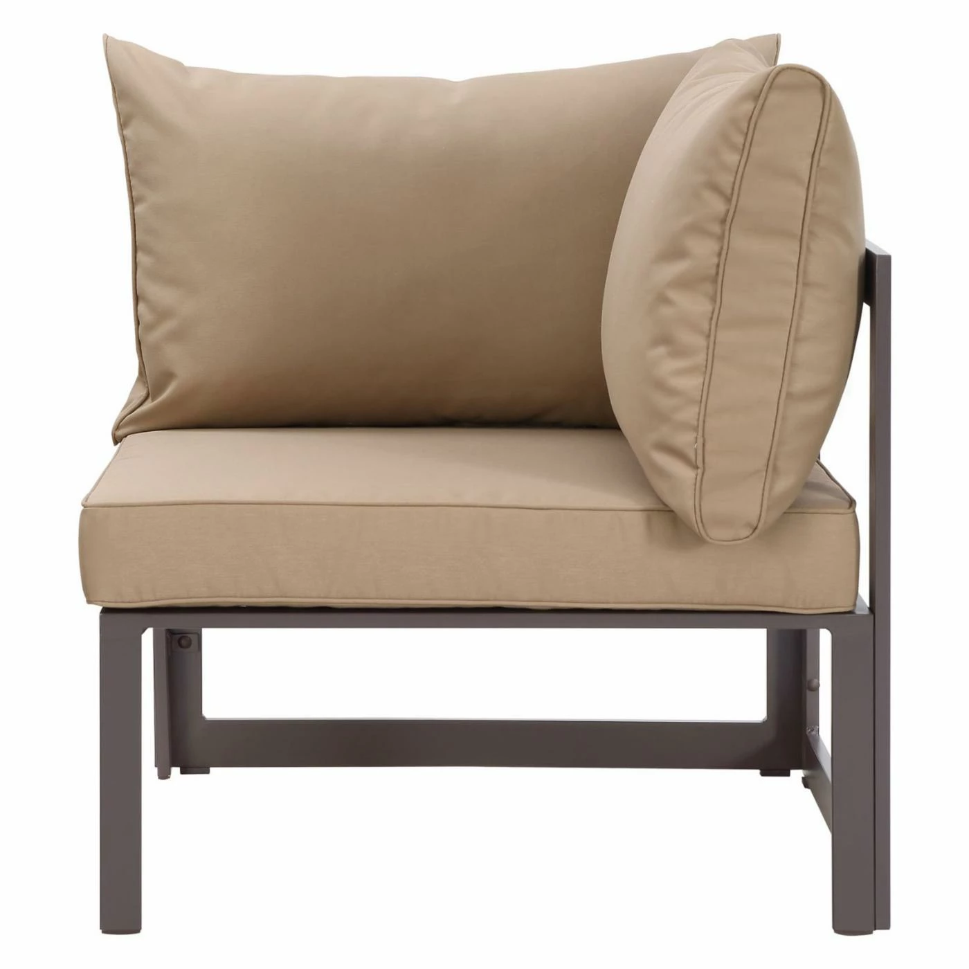 New โ๏ธ Aluminum Patio Sets Modway Fortuna 9 Piece Patio Sectional Sofa Set โค๏ธ - Image 6