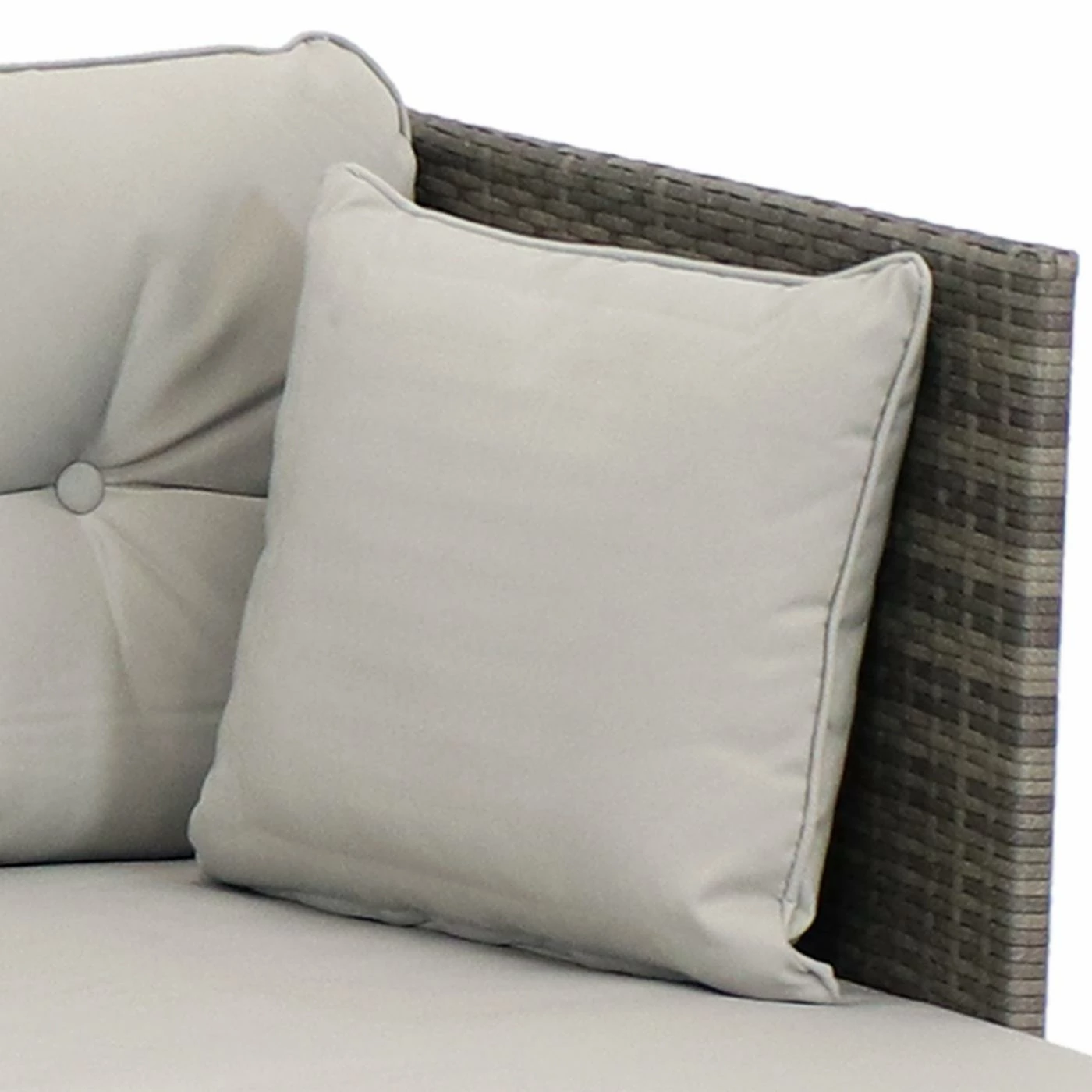 Discount β¨ Sunnydaze Decor Resin Wicker Patio Sets Sunnydaze Longford Rattan 4 Piece Patio Sectional Set With Chaise Lounge - Slate Gray π - Image 7