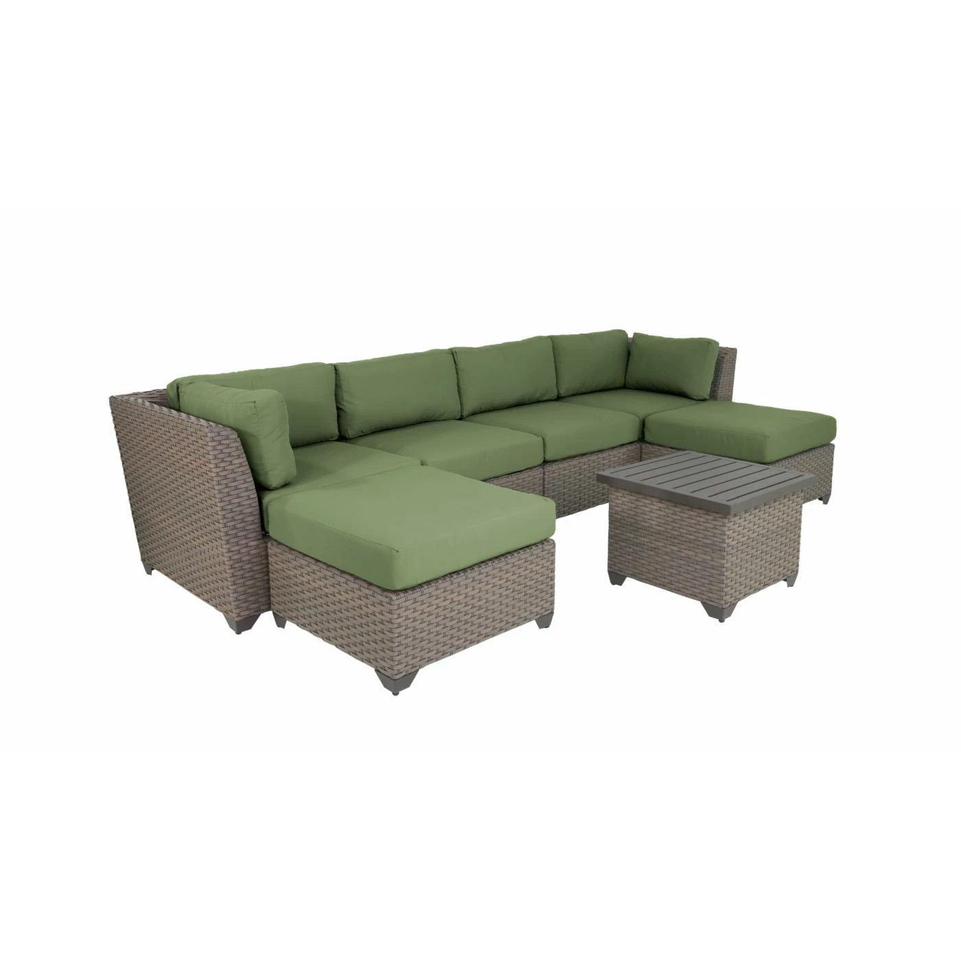 Best reviews of ๐ฏ Resin Wicker Patio Sets TK Classics Florence Wicker 7 Piece Patio Conversation Set With 2 Sets Of Cushion Covers โ - Image 7