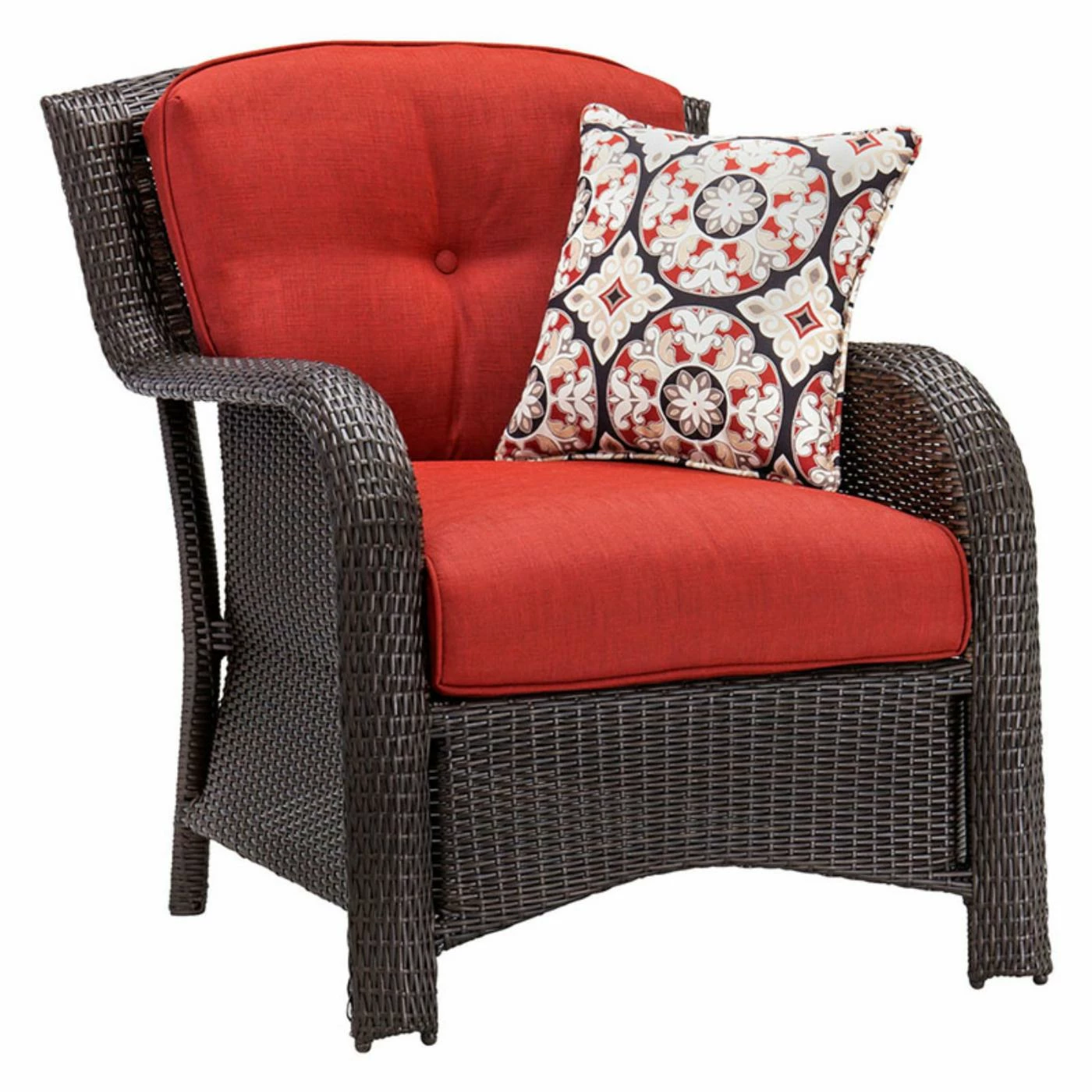 Budget 🎉 Resin Wicker Patio Sets Hanover Strathmere 6 Piece Wicker Patio Conversation Set 😀 - Image 8