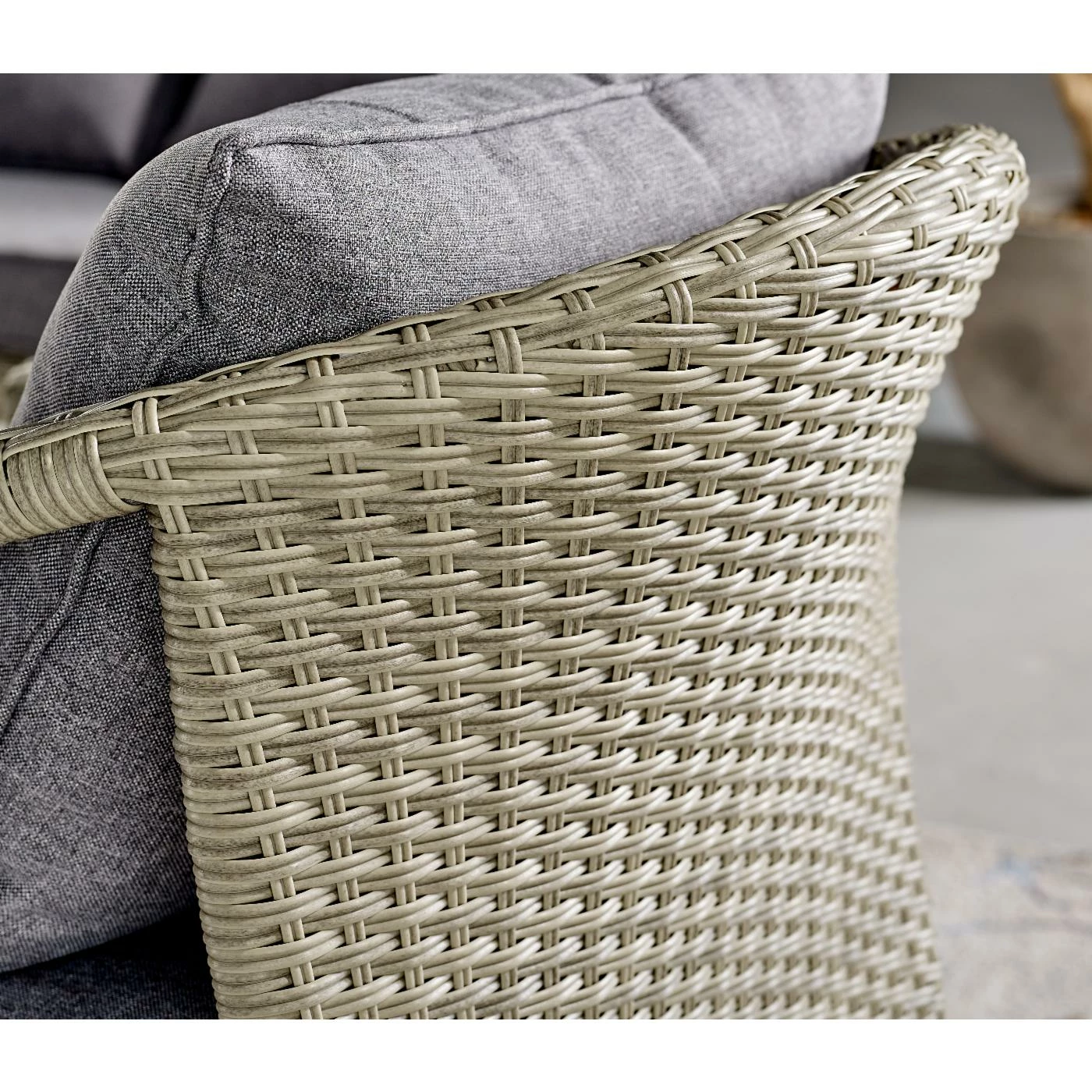 Outlet ๐ Resin Wicker Patio Sets Alaterre Furniture Windham All-Weather Wicker 4 Piece Outdoor Conversation Set ๐ฅ - Image 8