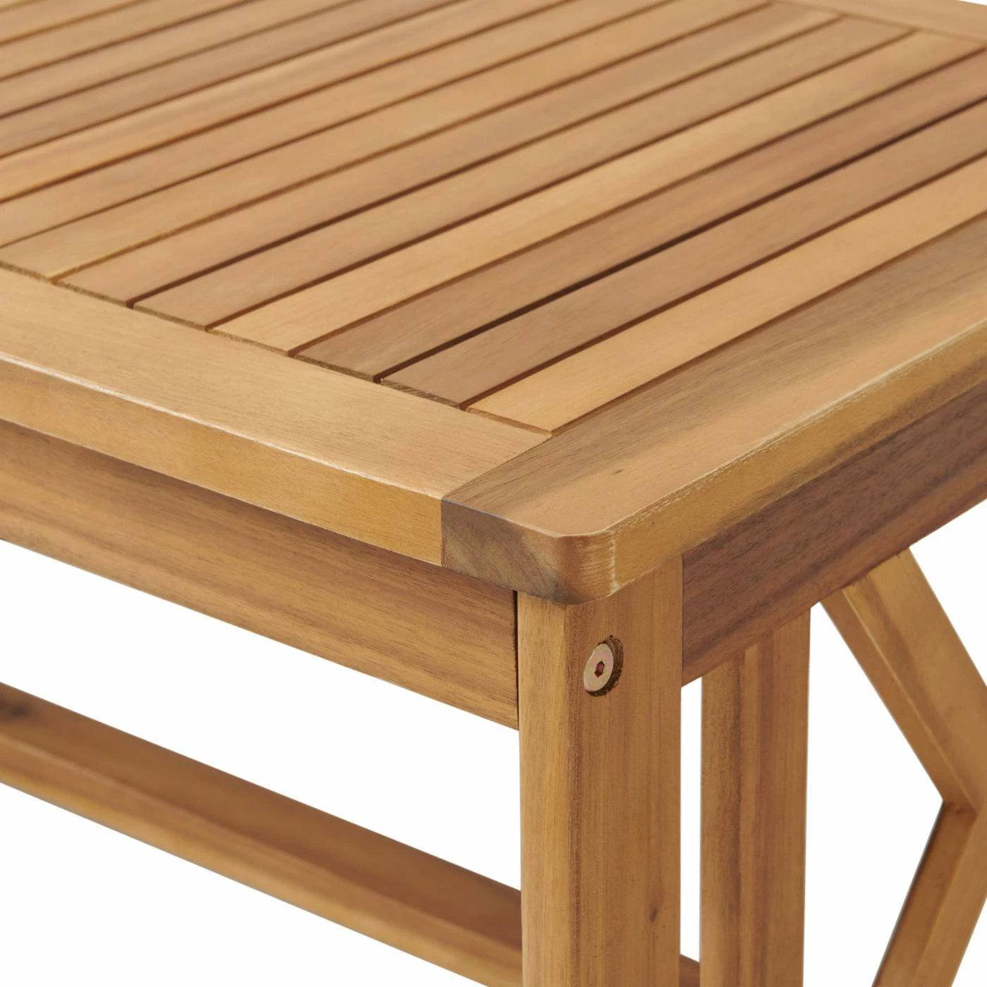 Best Sale ๐ Wood Patio Sets Alaterre Furniture Manchester Acacia Outdoor Wood 4-Piece Conversation Set ๐ - Image 8