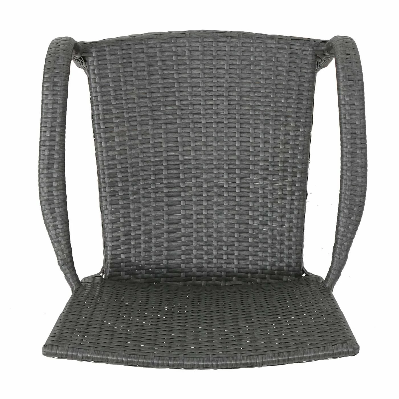 Cheap ๐ Best Selling Home Decor Resin Wicker Patio Sets Nicoleta Outdoor Wicker 2 Seater Stacking Chair Chat Set - Gray ๐ - Image 8