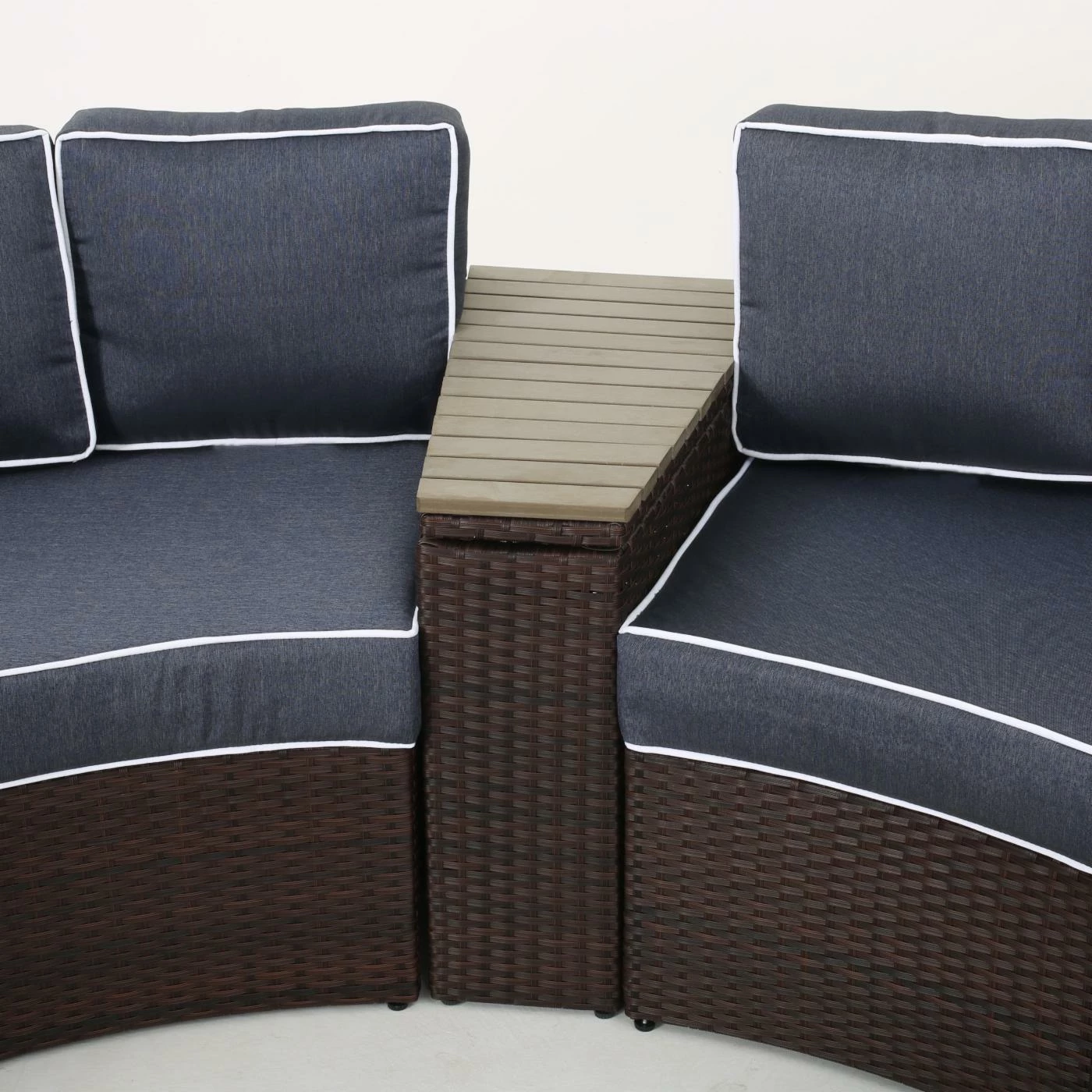 Outlet ๐ Best Selling Home Resin Wicker Patio Sets Madras Tortuga Wicker 8 Piece Outdoor Conversation Set ๐ - Image 8