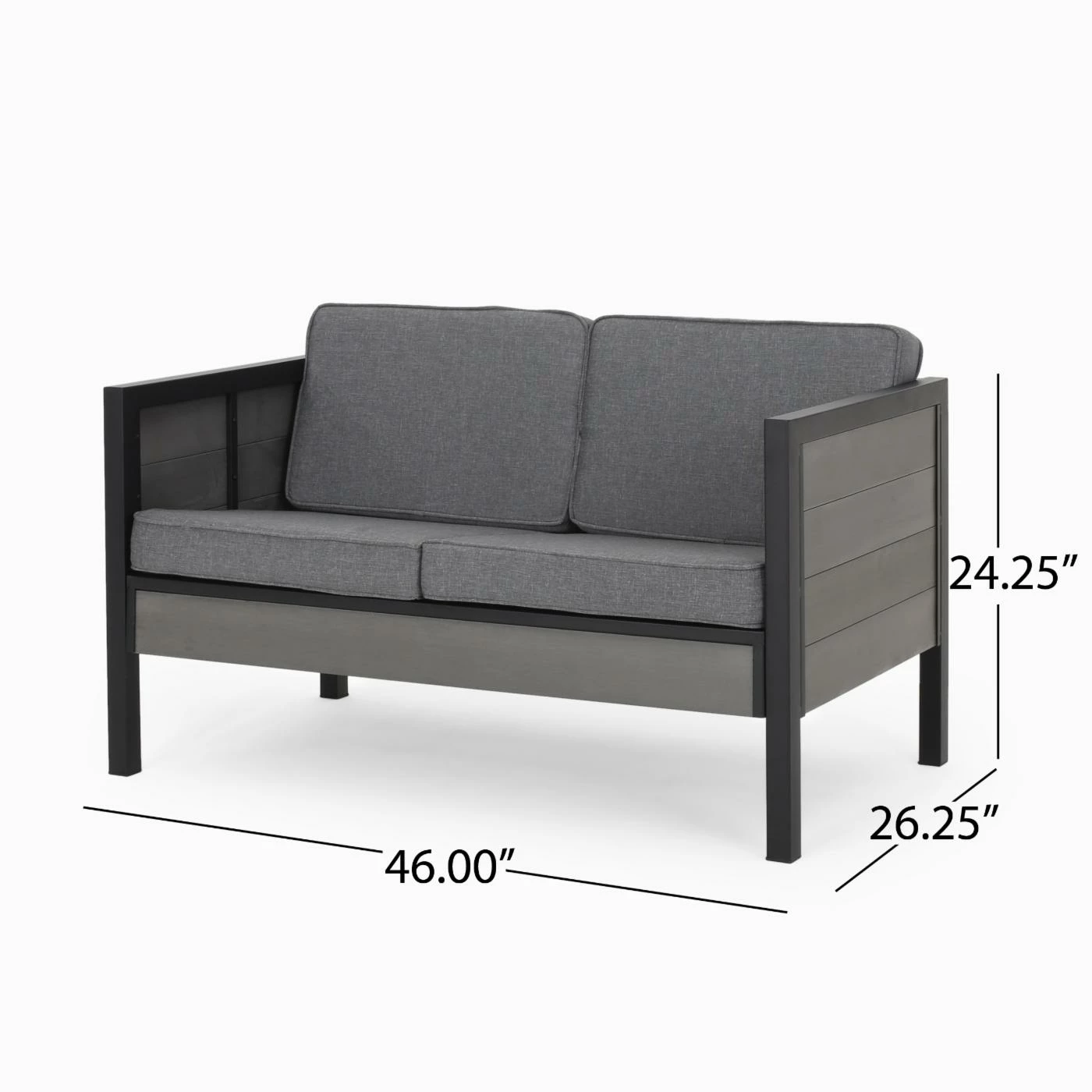 New ๐ Best Selling Home Decor Resin Wicker Patio Sets Dawoud Outdoor Loveseat And Coffee Table Set With Cushions ๐งจ - Image 8