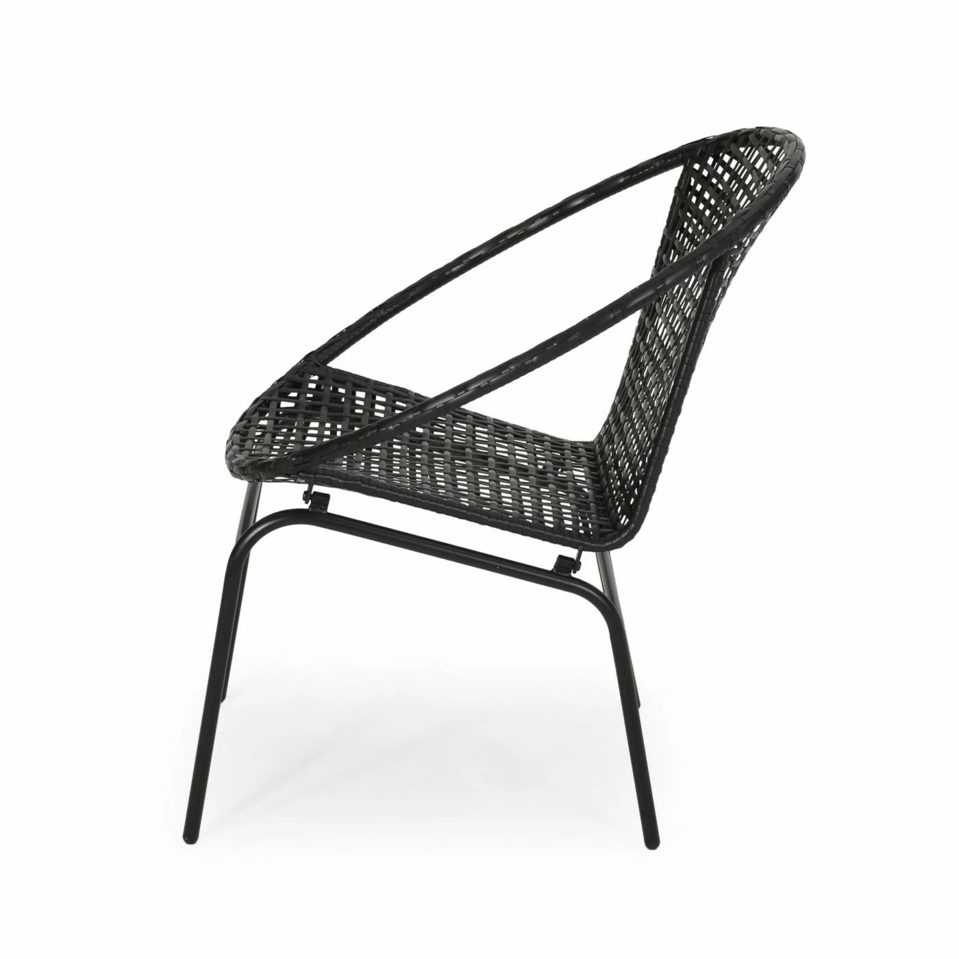 Deals ๐ Best Selling Home Decor Resin Wicker Patio Sets Eufemia Outdoor Wicker 2 Seater Chat Set - White And Black ๐ - Image 8