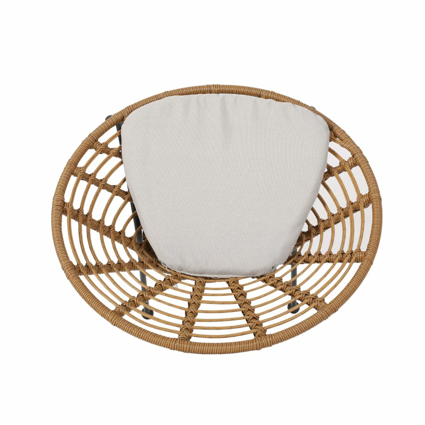 Best Pirce โ Best Selling Home Decor Resin Wicker Patio Sets Cyprian Outdoor Wicker And Glass 2 Seater Chat Set - Gray - Dark Gray - And Black โ๏ธ - Image 8