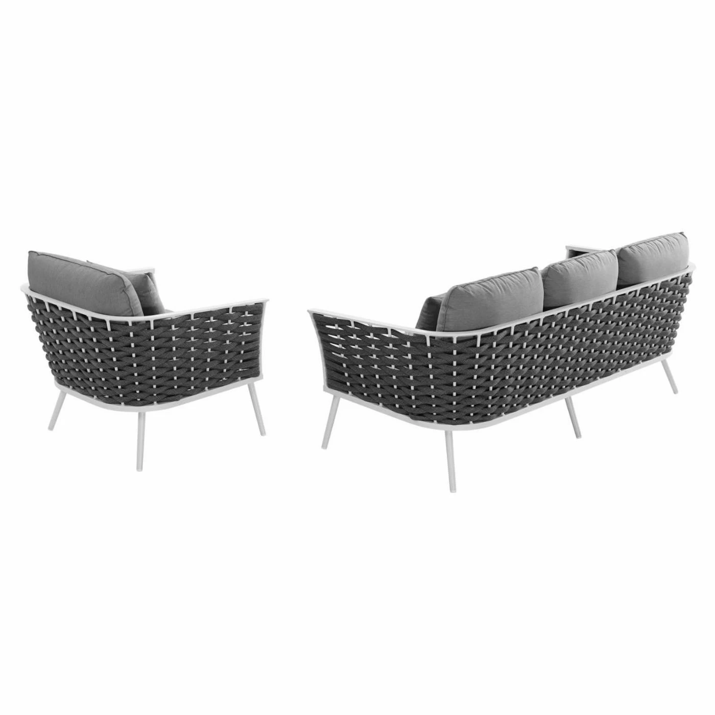 Hot Sale ๐ฅฐ Aluminum Patio Sets Modway Stance Aluminum 2 Piece Outdoor Sofa Set ๐ฅ - Image 8
