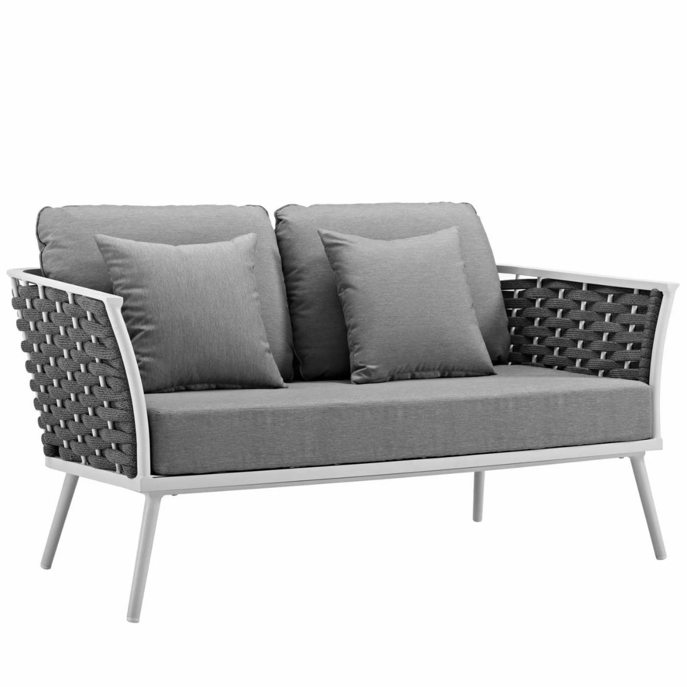 New 🛒 Aluminum Patio Sets Modway Stance Aluminum 6 Piece Patio Sofa Conversation Set 🌟 - Image 8