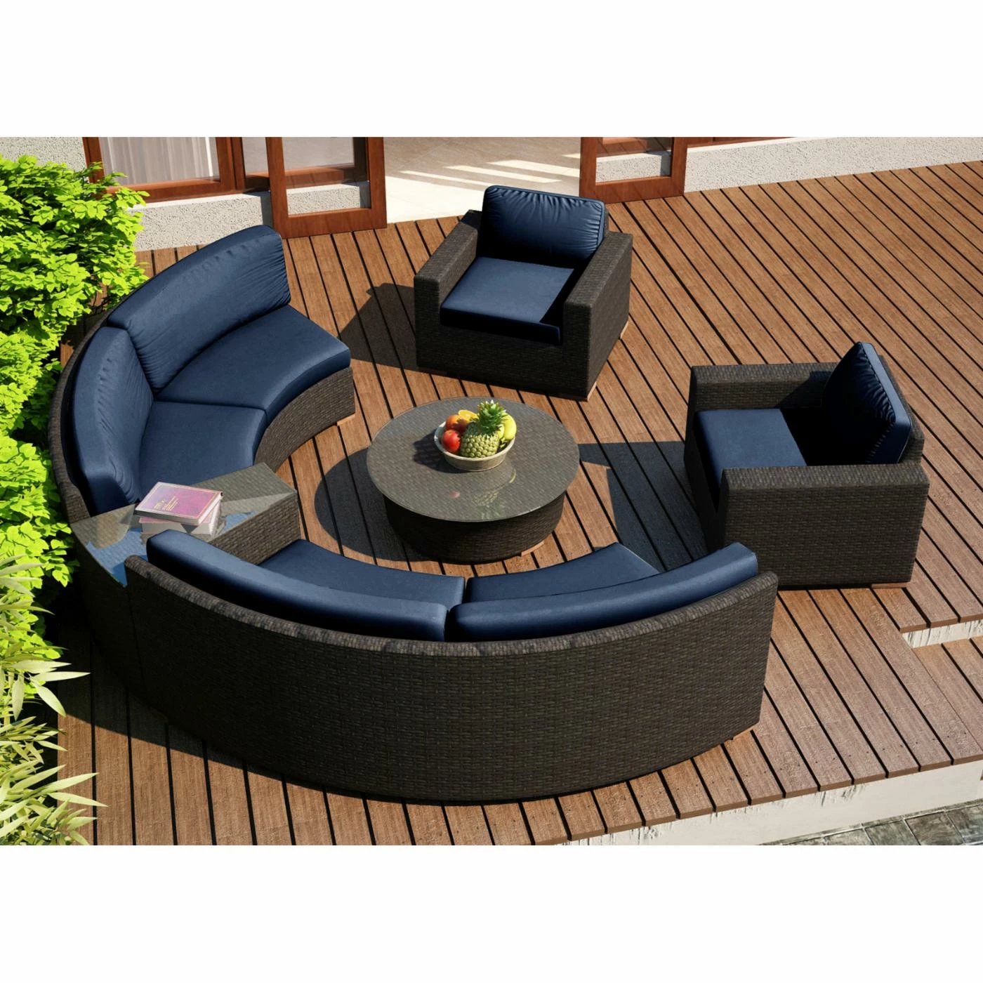 Deals ๐ Resin Wicker Patio Sets Harmonia Living Arden 6 Piece Curved Sectional Patio Conversation Set ๐ฏ - Image 8