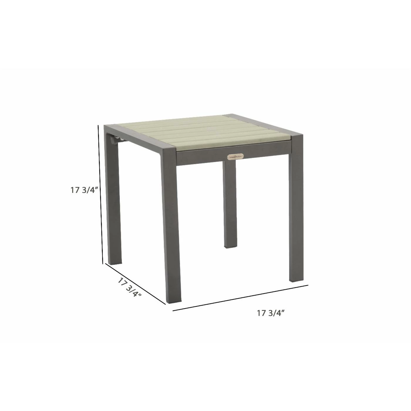 Hot Sale ๐ Aluminum Patio Sets Tortuga Outdoor Lakeview 3-Piece Seat Set With 2 Club Chairs And Side Table - Grey/Charcoal โจ - Image 7