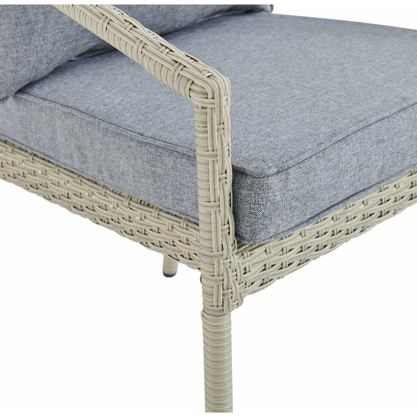 Outlet ๐ Resin Wicker Patio Sets Alaterre Furniture Windham All-Weather Wicker 4 Piece Outdoor Conversation Set ๐ฅ - Image 9