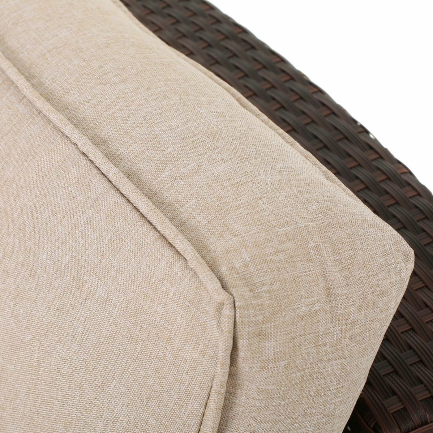 Best Pirce ๐ Best Selling Home Resin Wicker Patio Sets Ibarra Ibiza Wicker 4 Piece Curved Patio Seating Set With Ottoman ๐งจ - Image 9