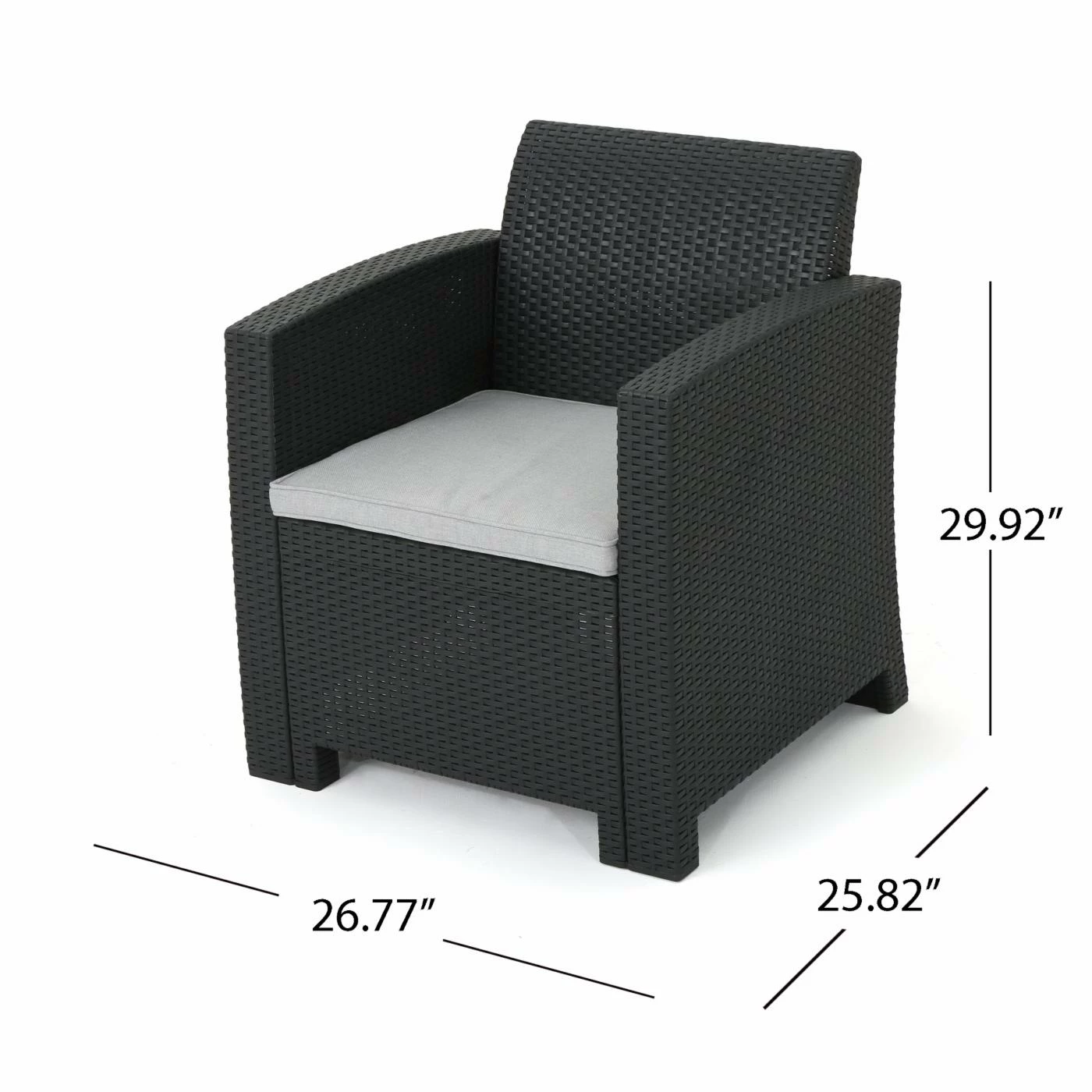 Brand new ๐ Best Selling Home Resin Wicker Patio Sets Daytona Faux Wicker 4 Piece Patio Conversation Set ๐ - Image 8