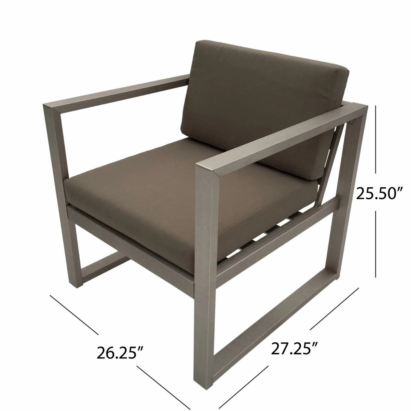 Outlet ๐ Aluminum Patio Sets HN Outdoor Sedona Aluminum 4 Piece Patio Conversation Set ๐ - Image 9