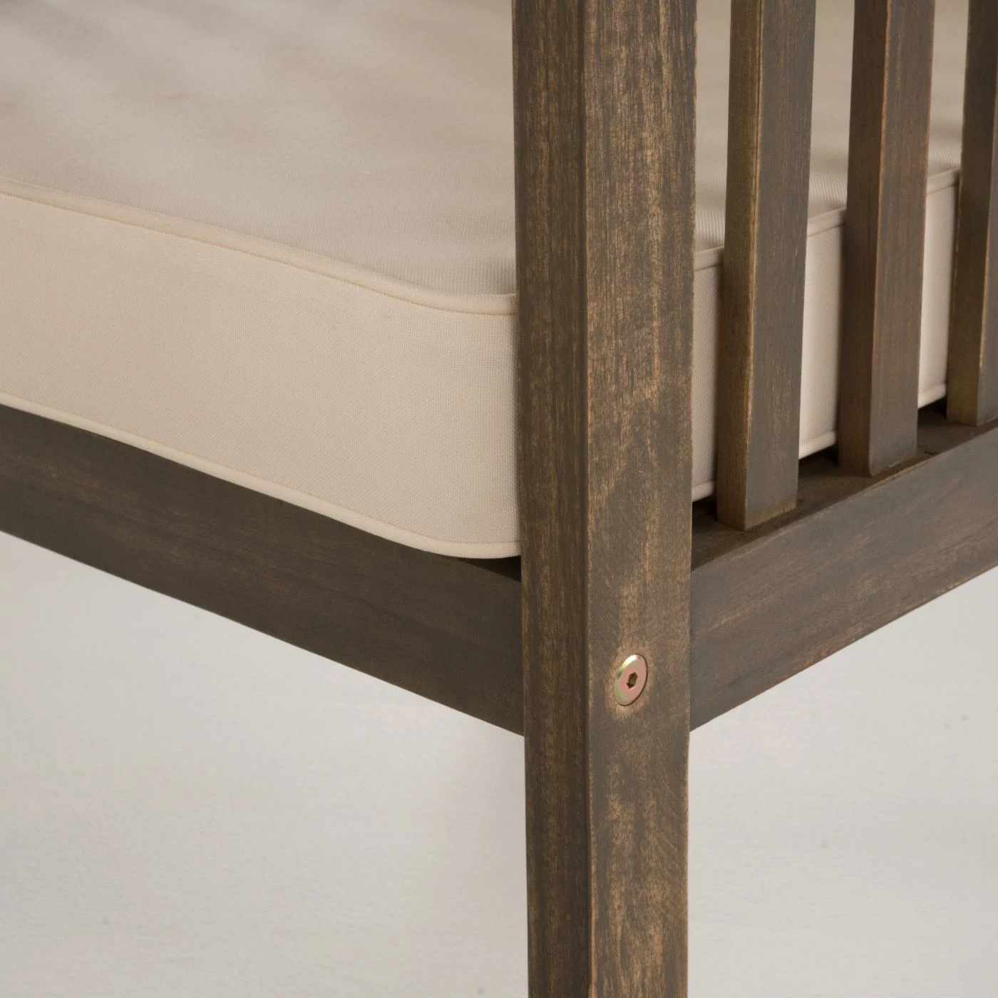 New ๐ Best Selling Home Decor Wood Patio Sets Safari Outdoor Acacia Wood 7 Seater Sofa Chat Set With Cushions - Teak And Cream ๐งจ - Image 9