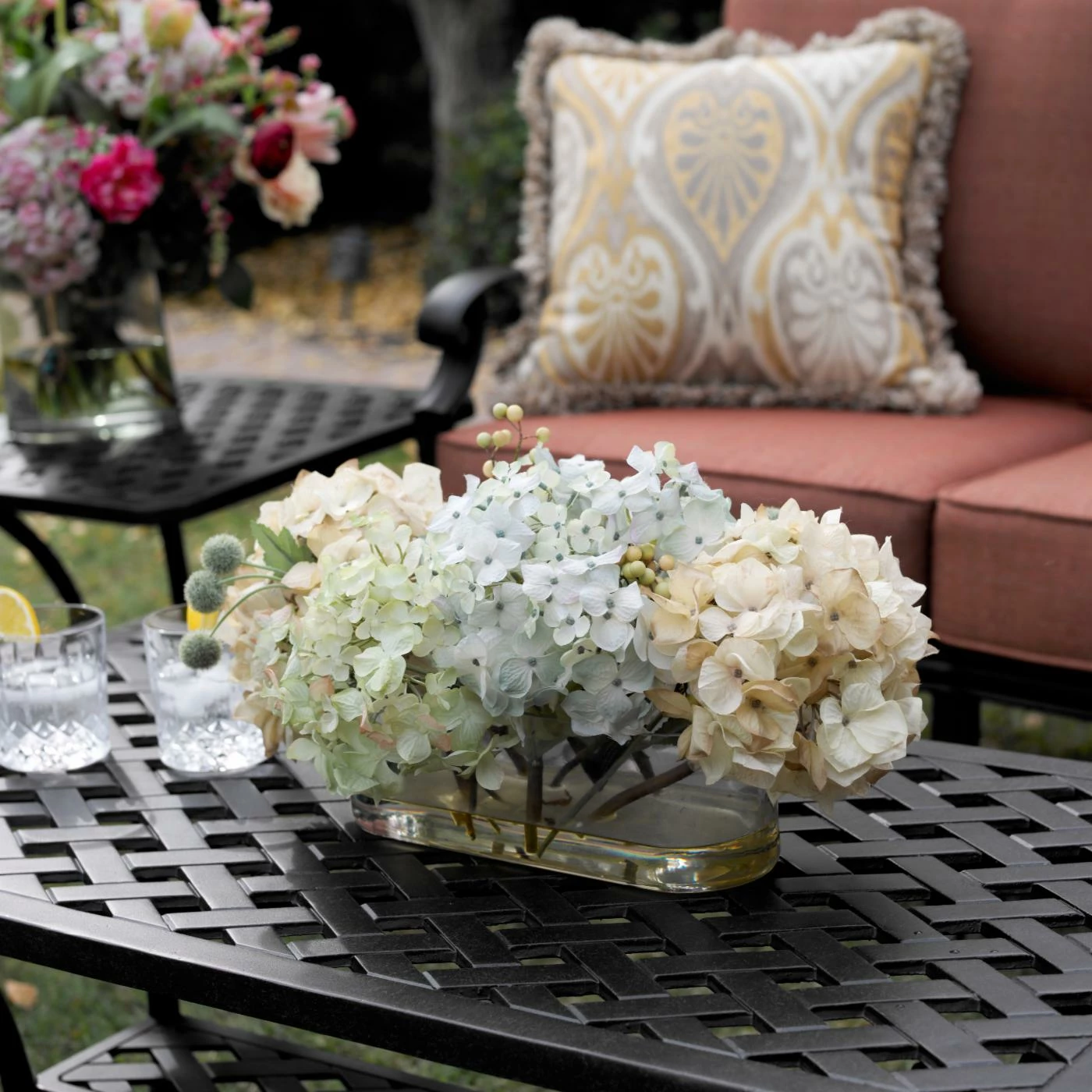 Best Pirce ✨ Aluminum Patio Sets Darlee St. Cruz Cast Aluminum 6 Piece Patio Conversation Set 🧨 - Image 9